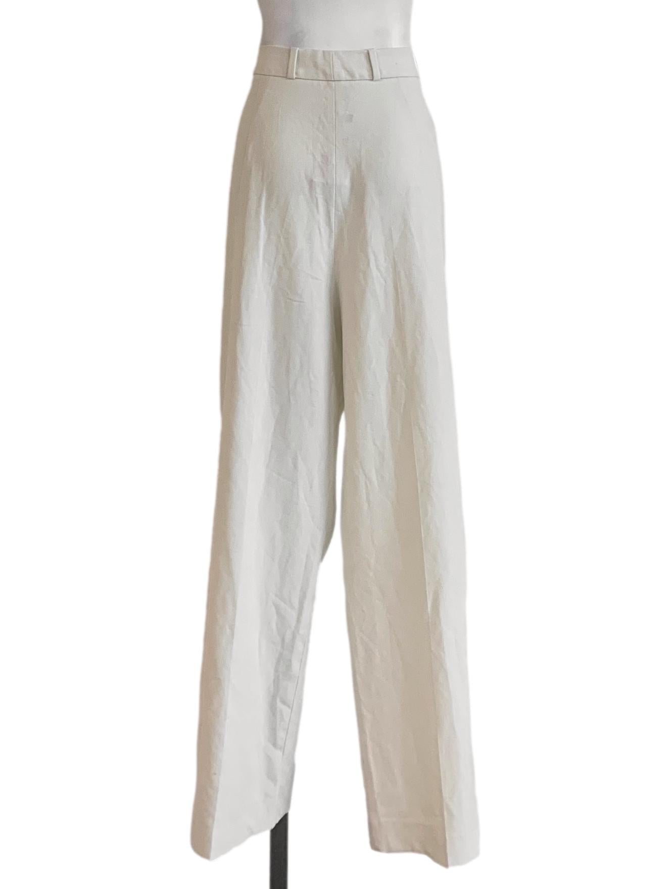 Pearl White Formal Pants