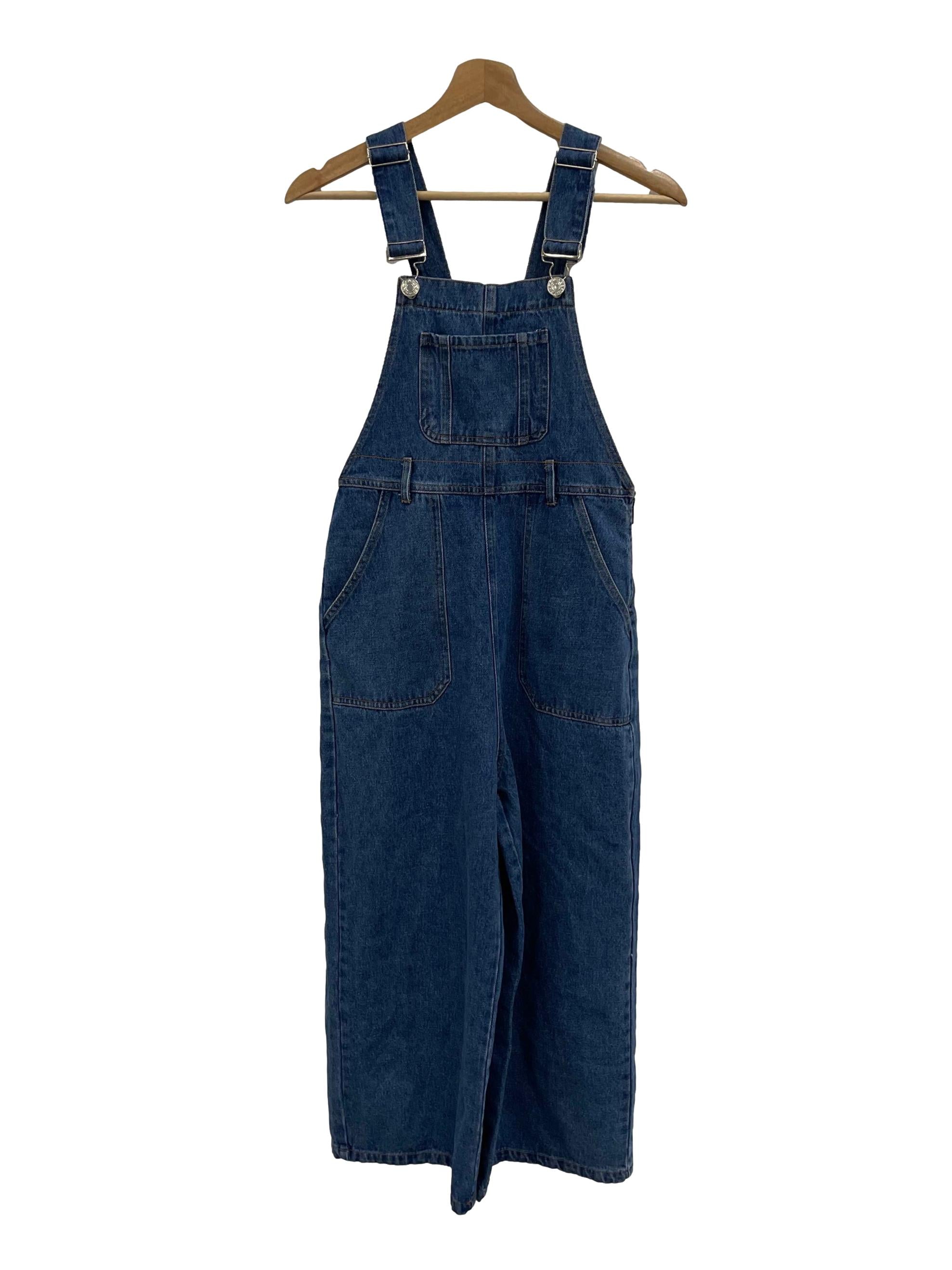 Medium Blue Denim Jumpsuit