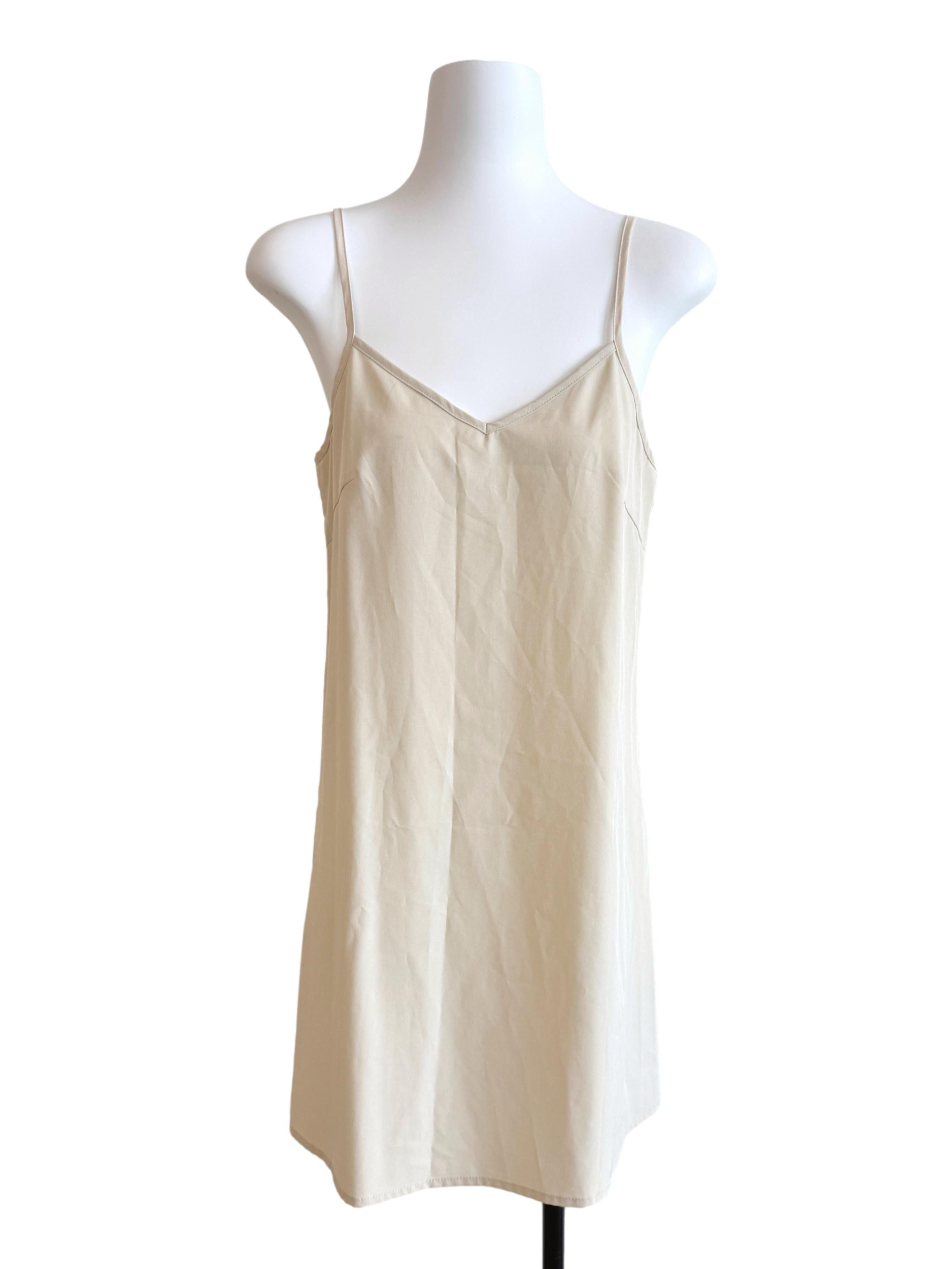 Cream Sleeveless Top