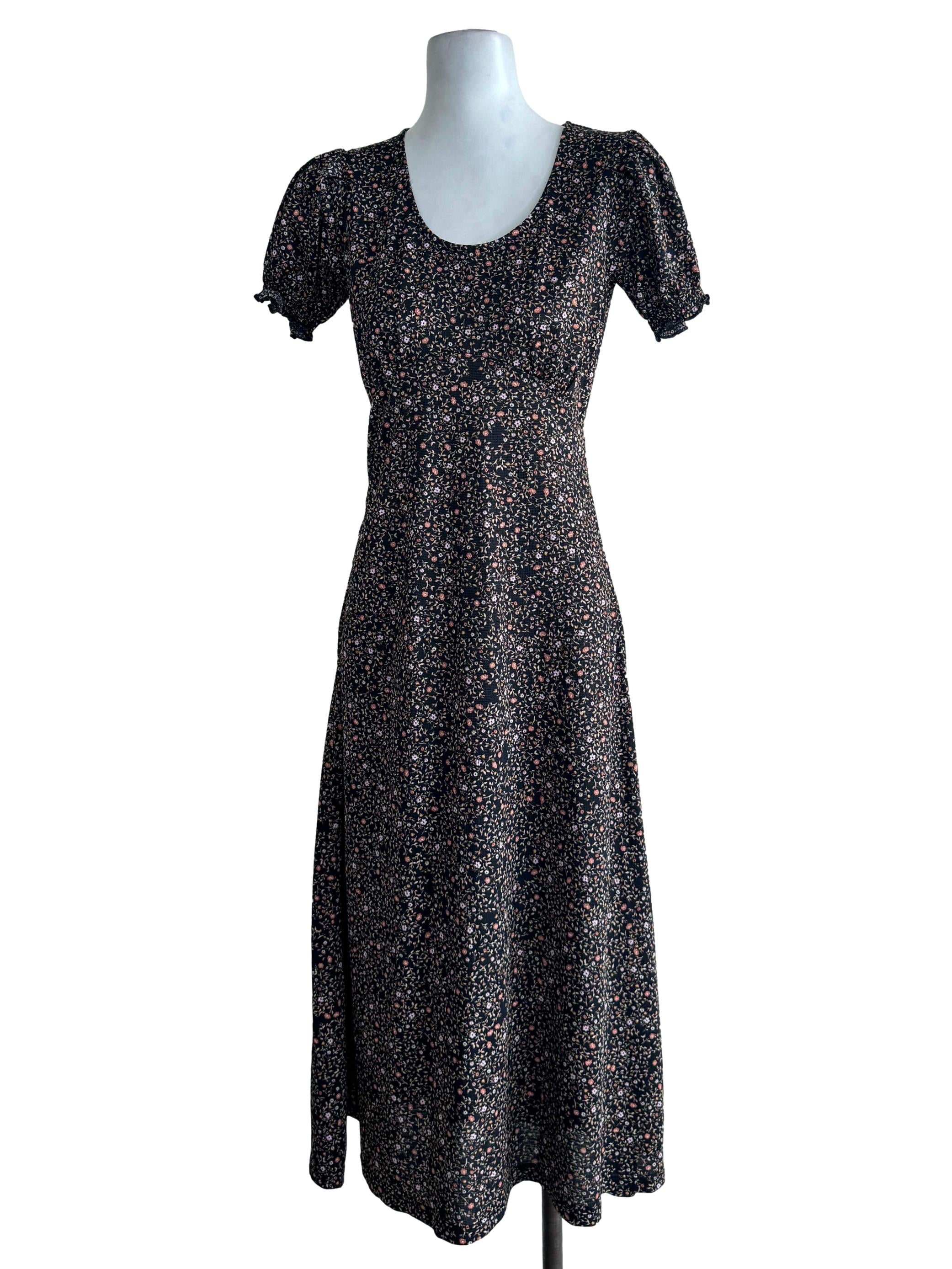 Black Floral Dress