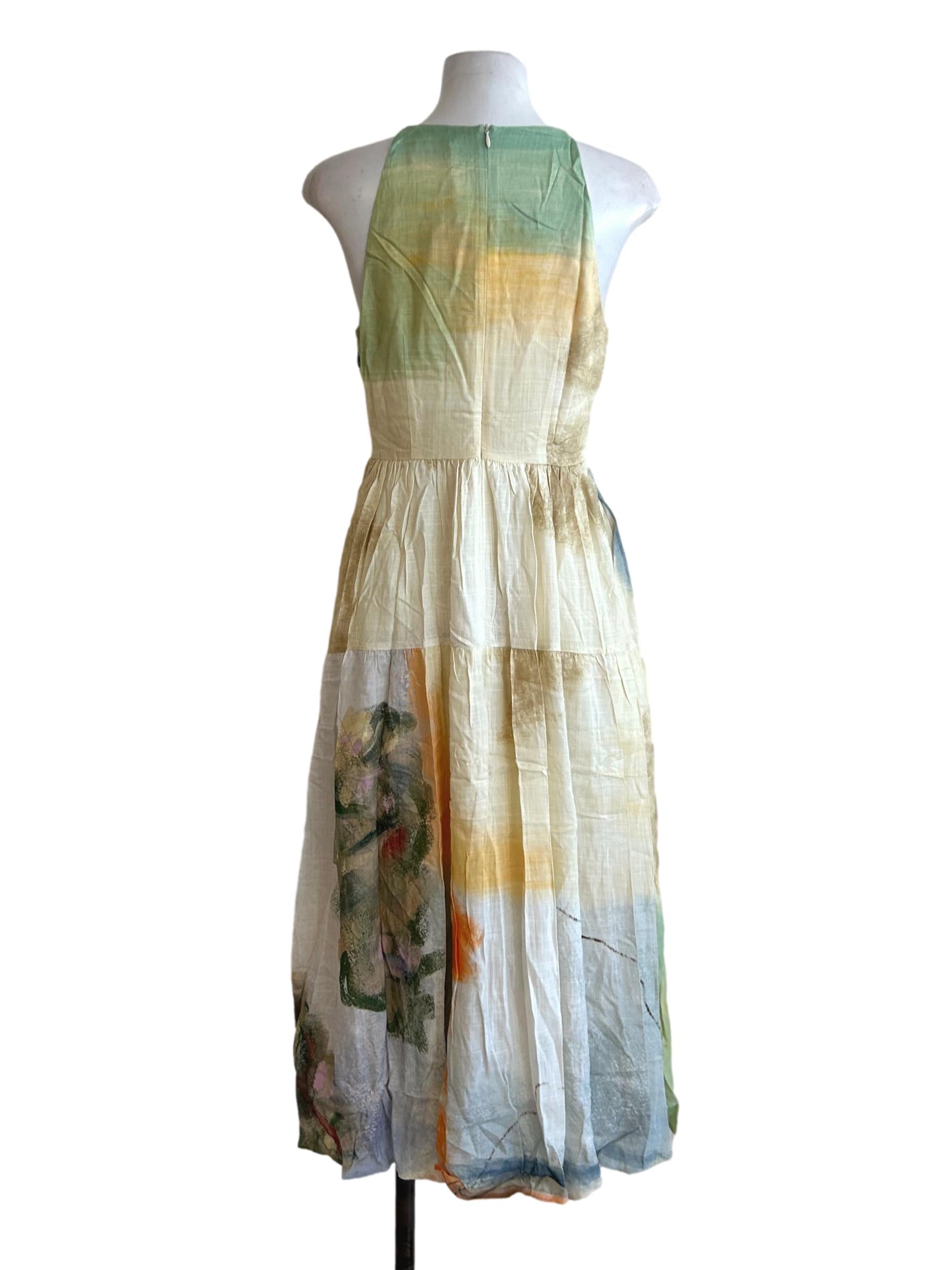 Soleil Rayon Tiered Dress OSN
