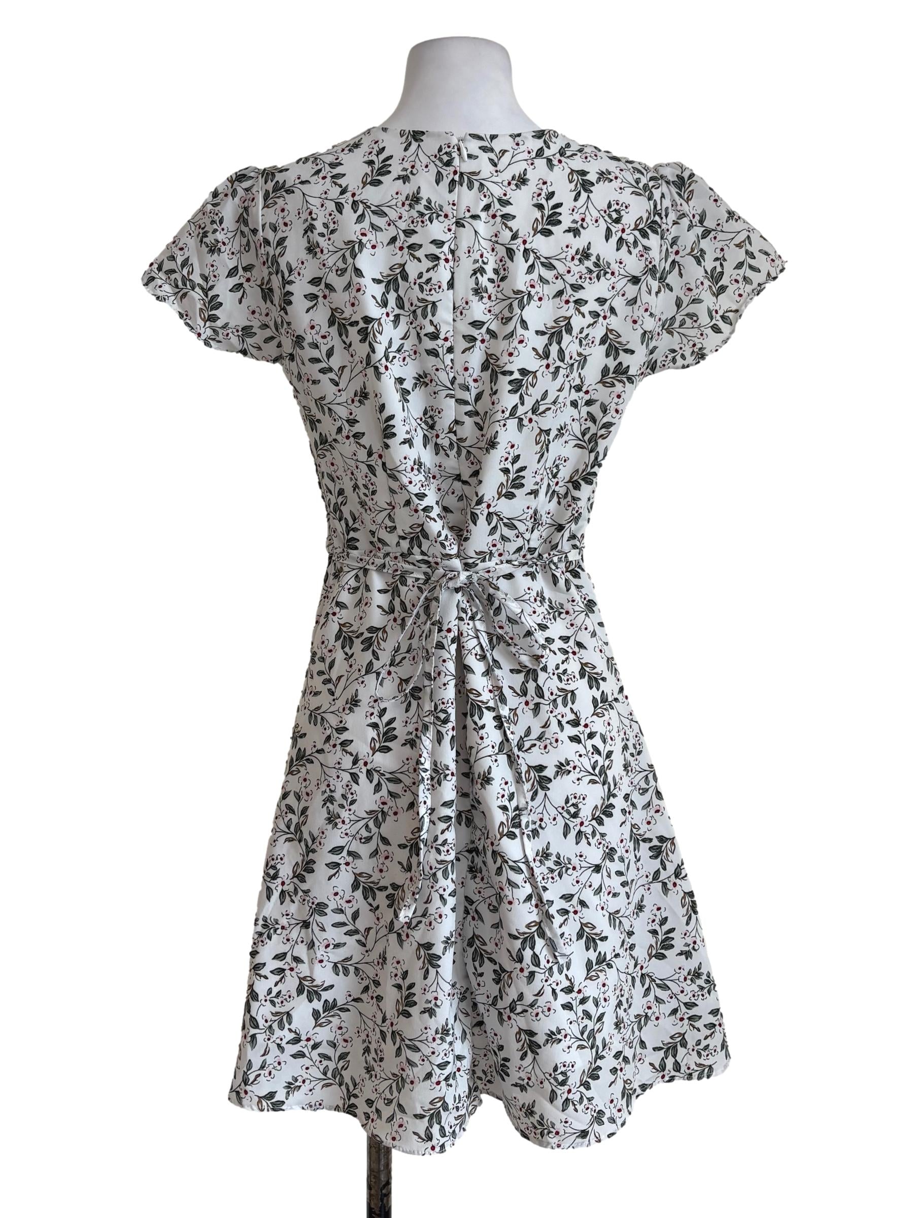 White Floral Sundress