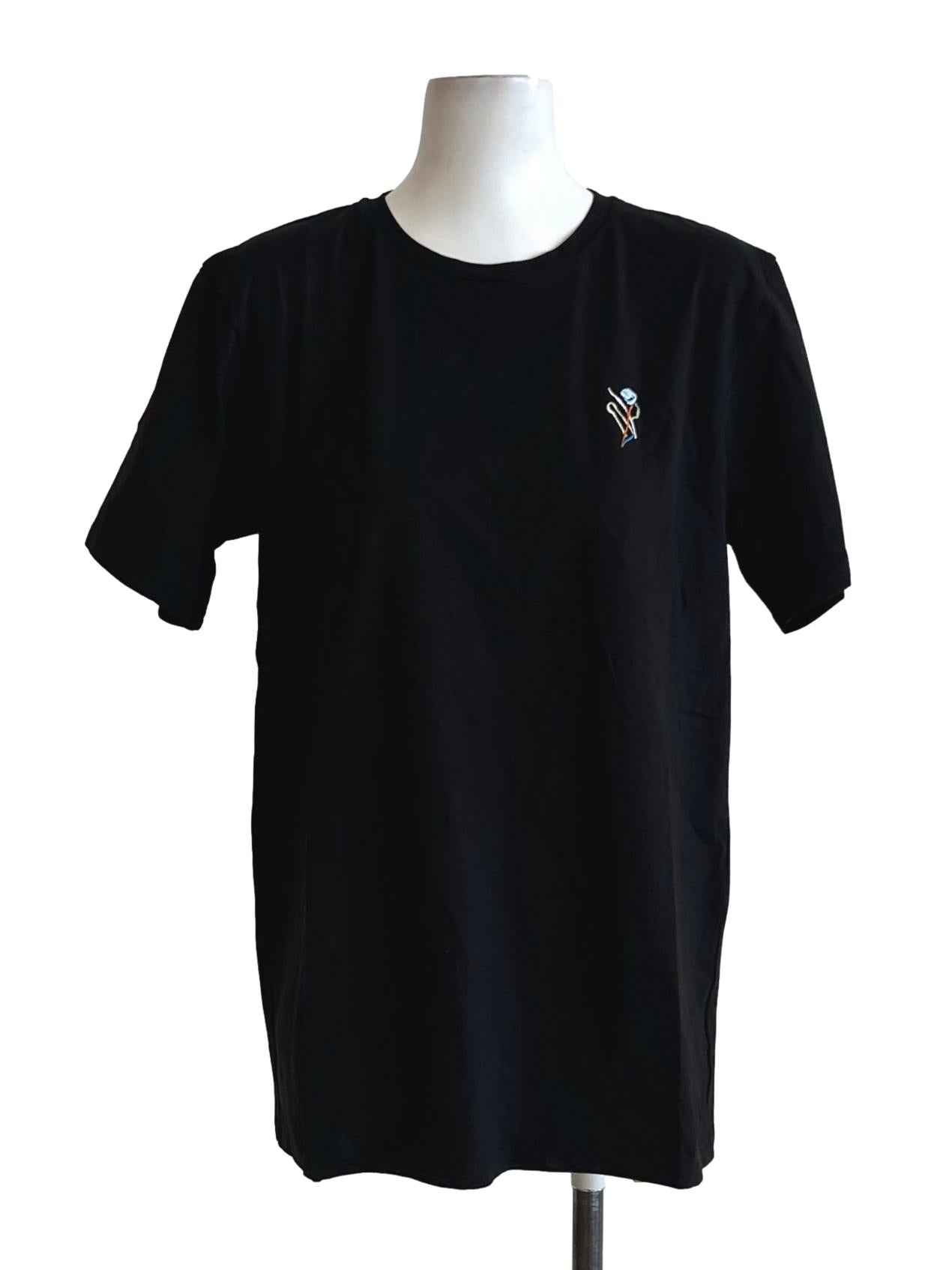 Jade Black Rose Embroidered Tee OSN