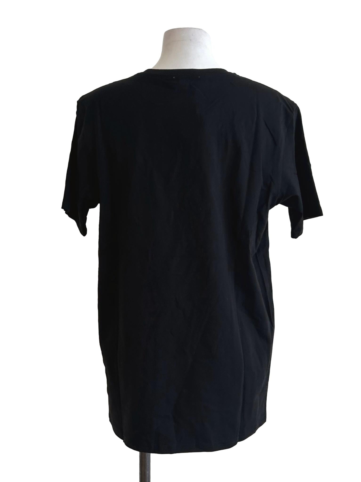 Jade Black Rose Embroidered Tee OSN