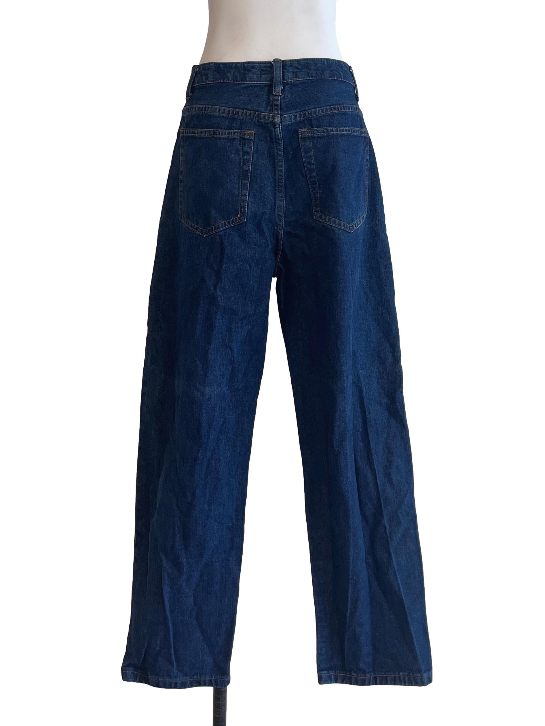 Denim Blue Straight Fit Jeans