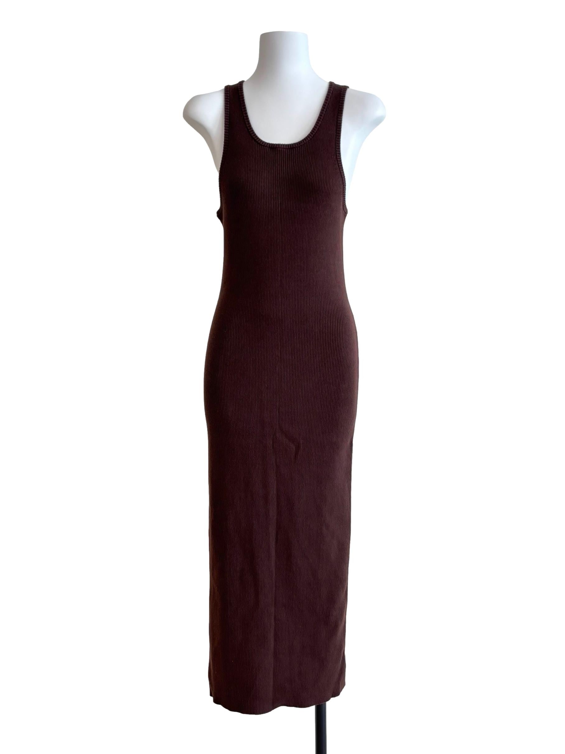 Marlowe Knit Dress In Chocolate CSN