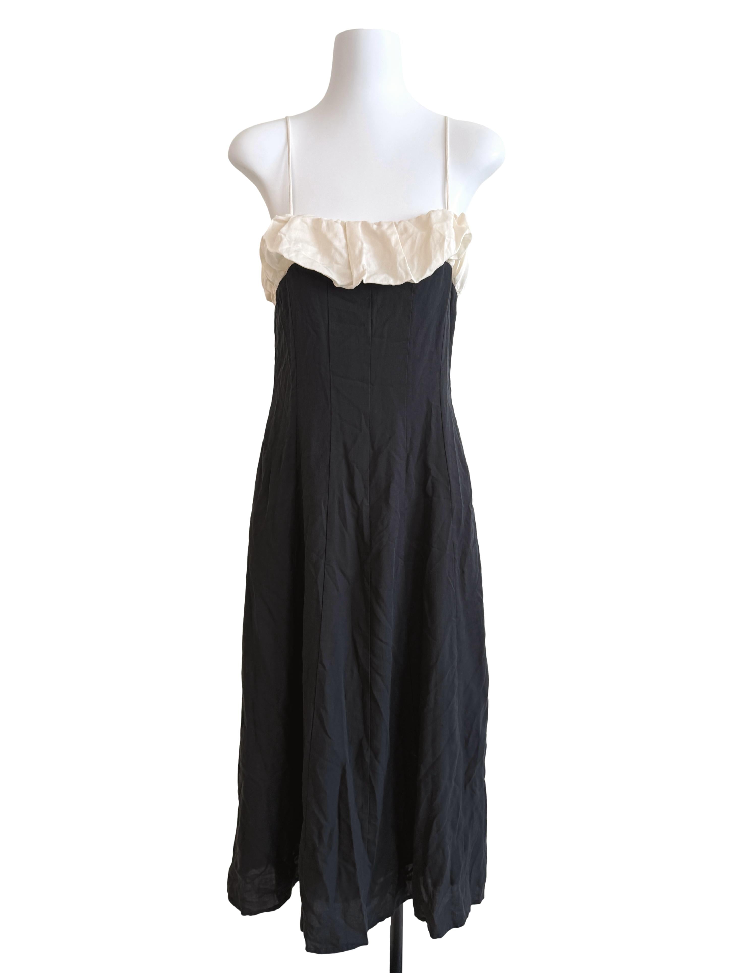 Contrast Ruffle Cami Dress OSN