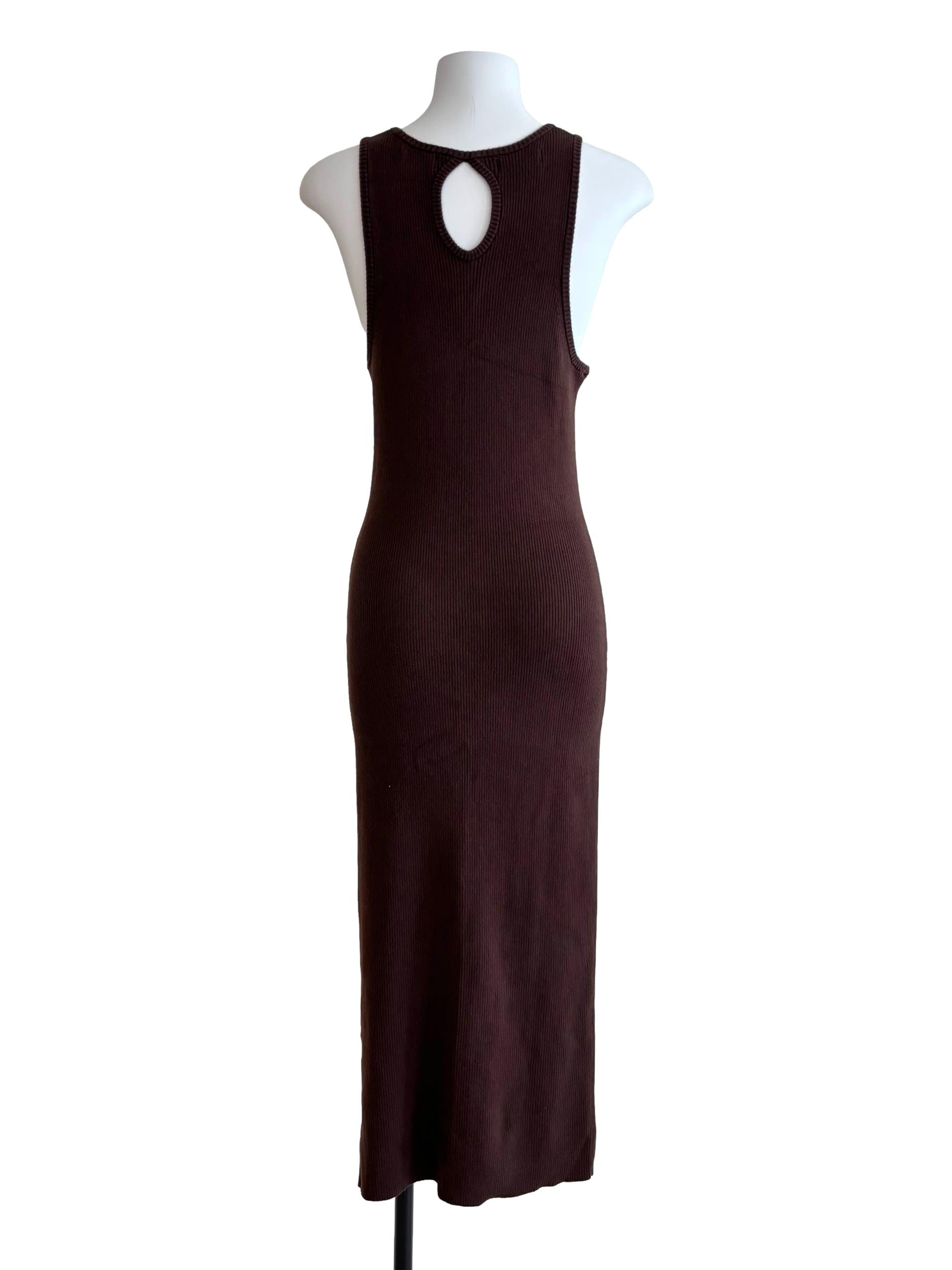 Marlowe Knit Dress In Chocolate CSN