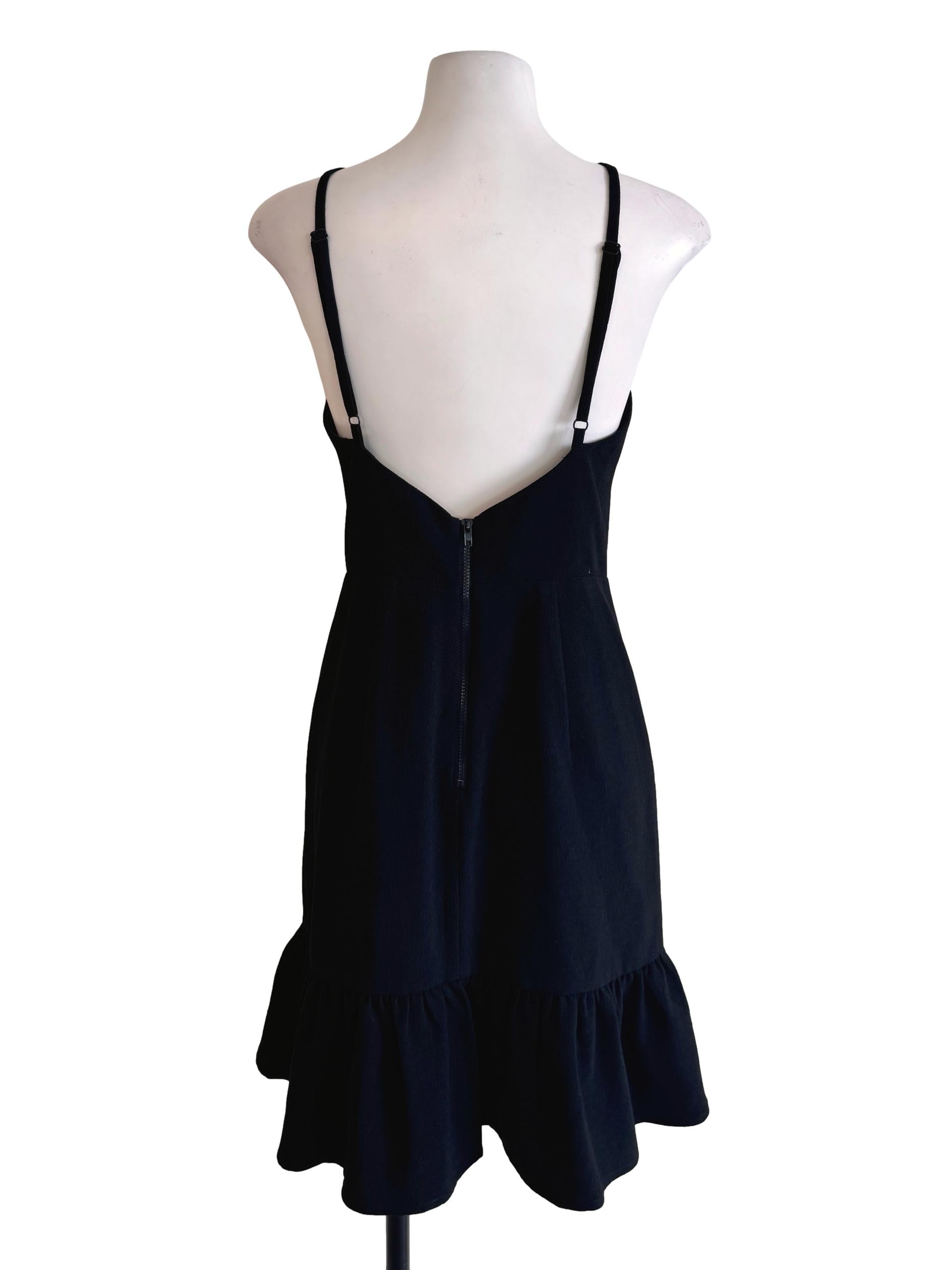 Black Drop Waist Dress LB