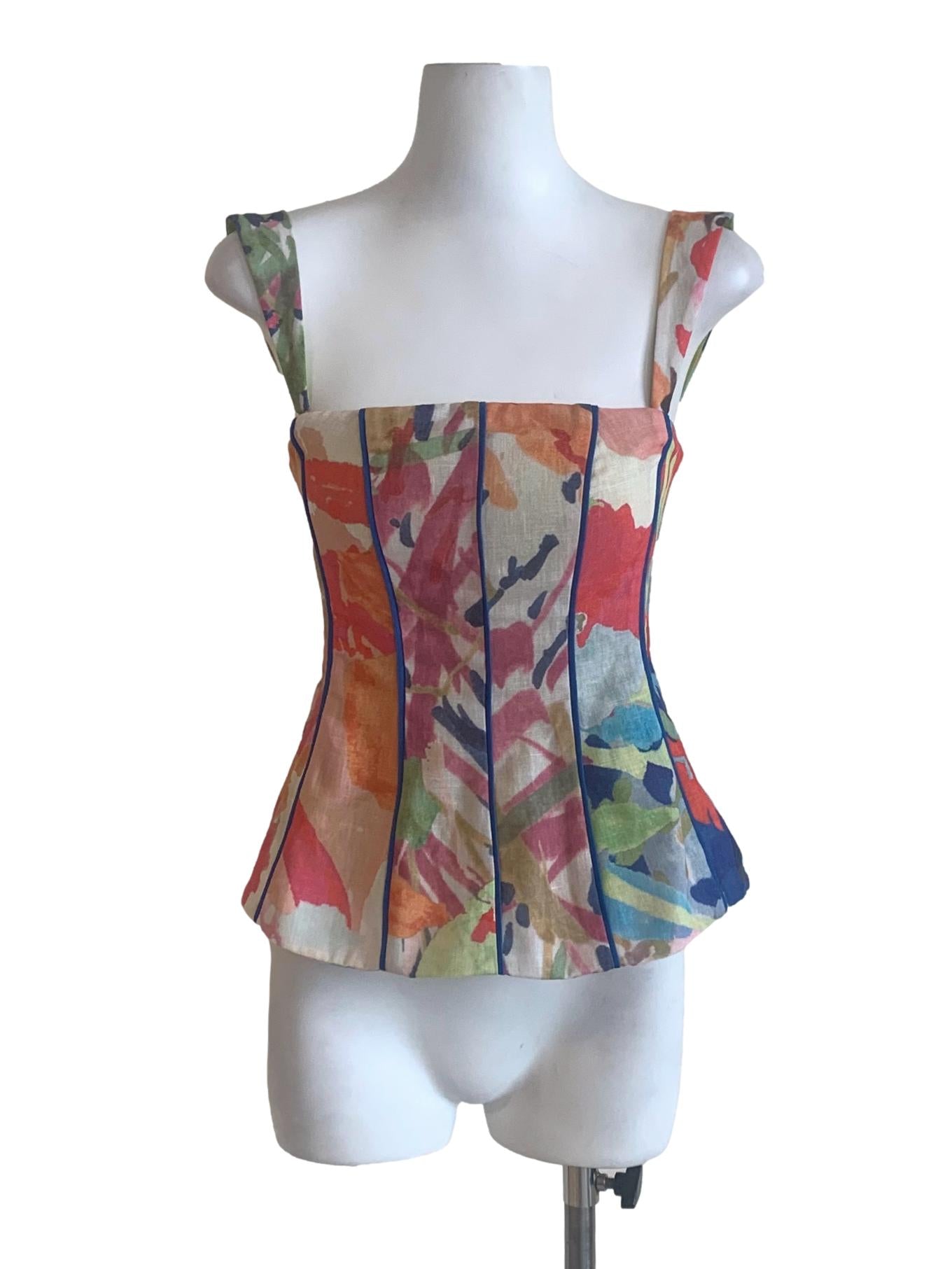 Pink Multicolour Princess Top LB