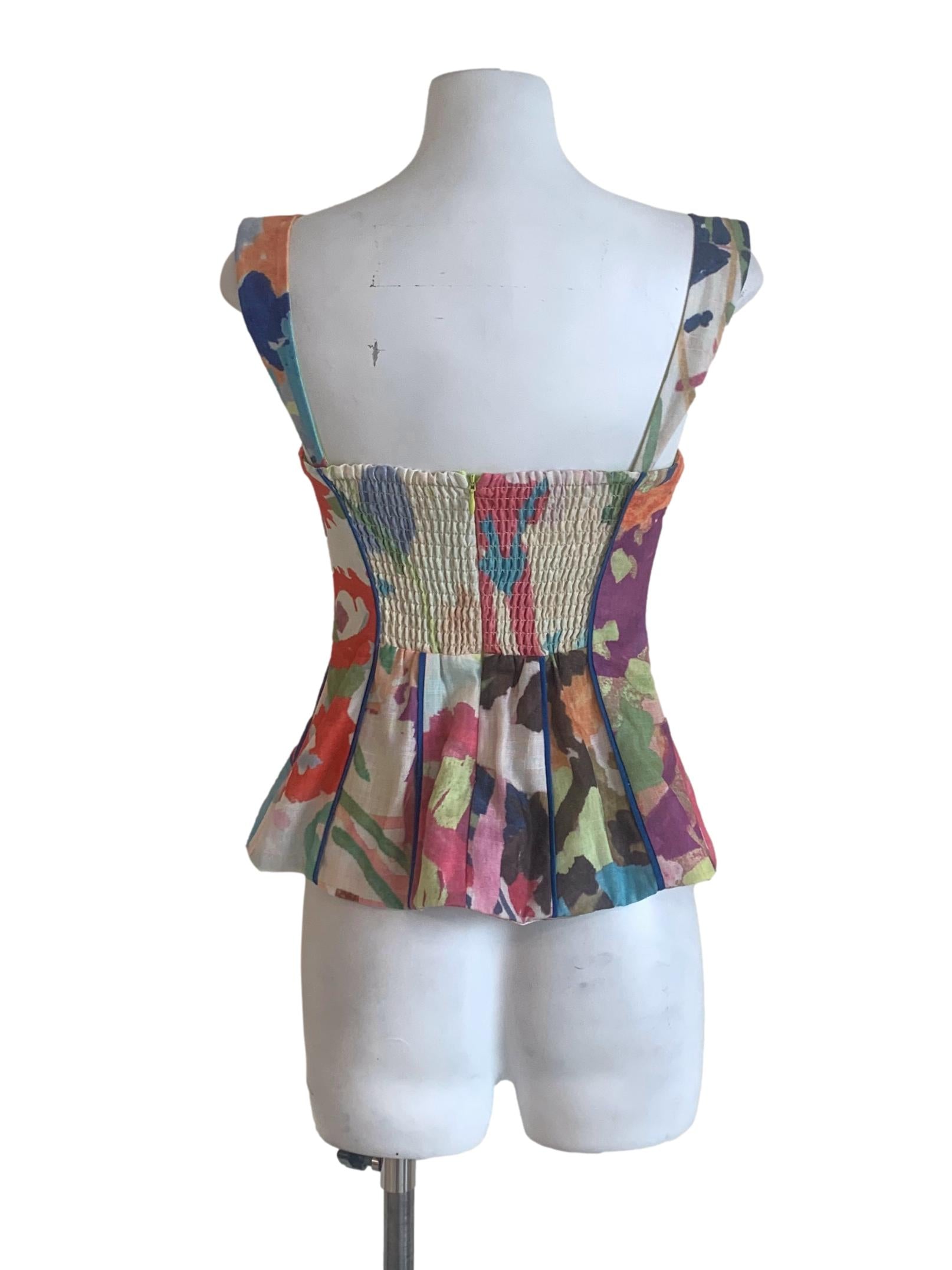 Pink Multicolour Princess Top LB
