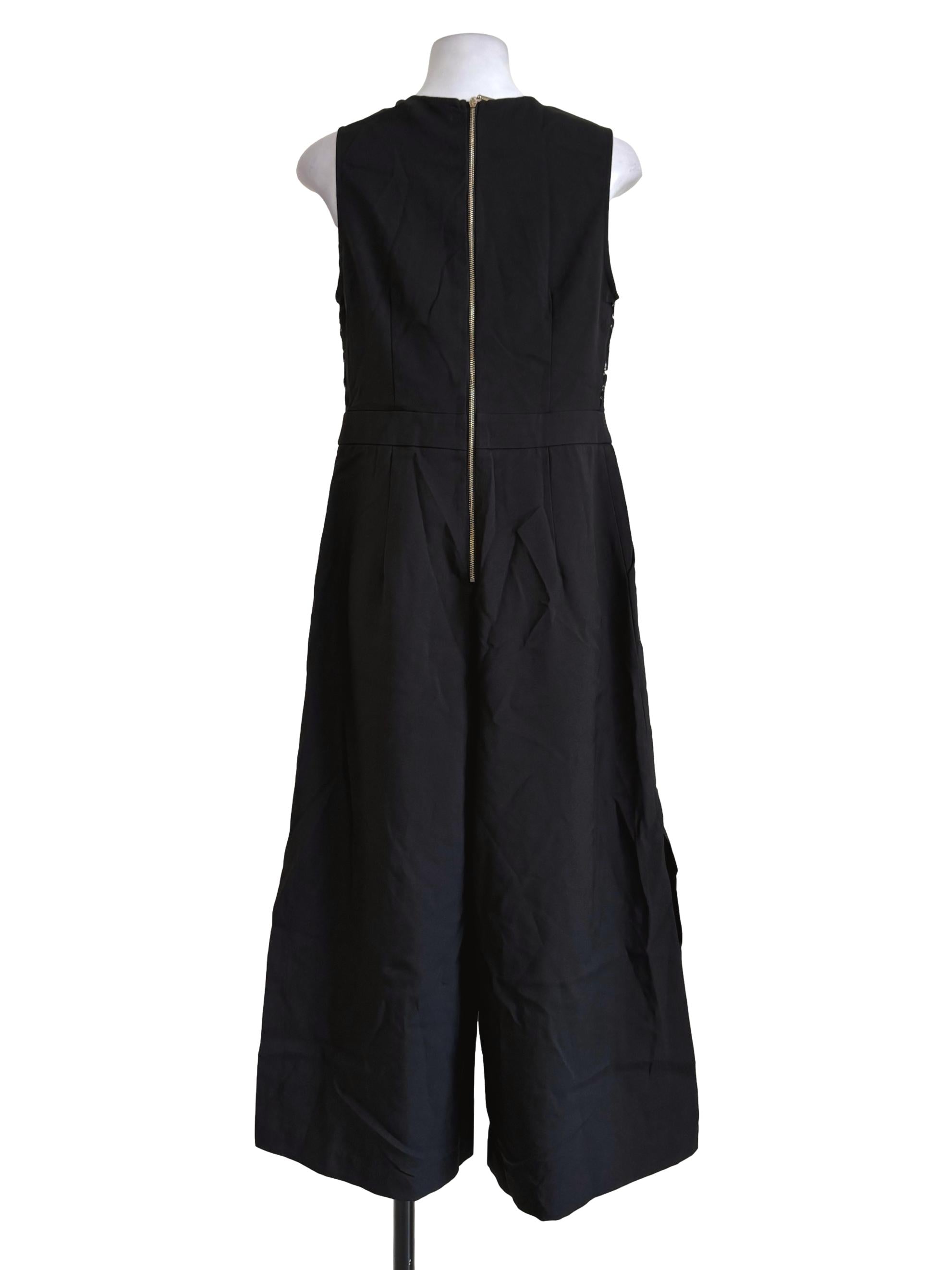Black Floral Lace Jumpsuit
