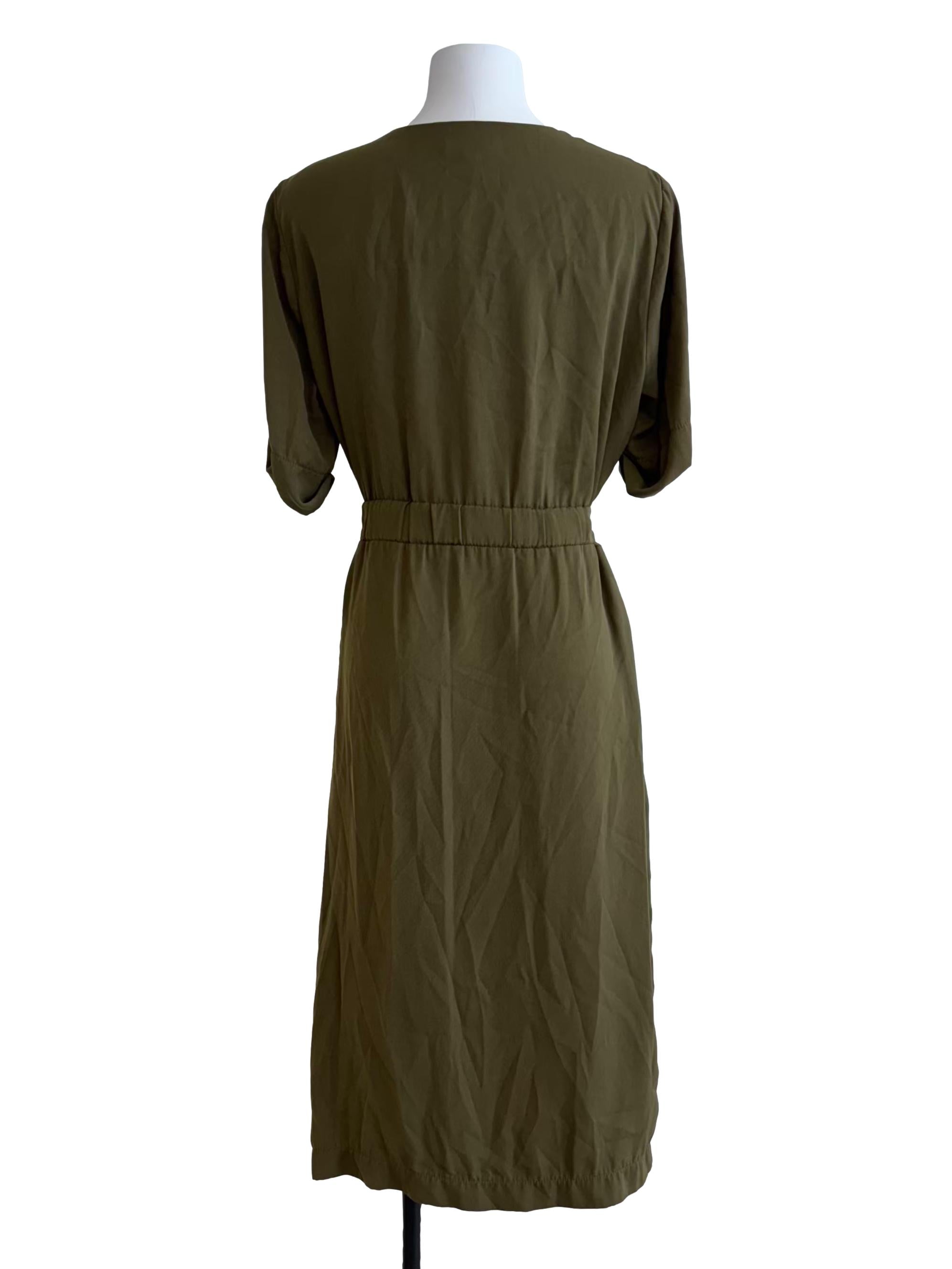 Emelie Dress In Olive Green CSN