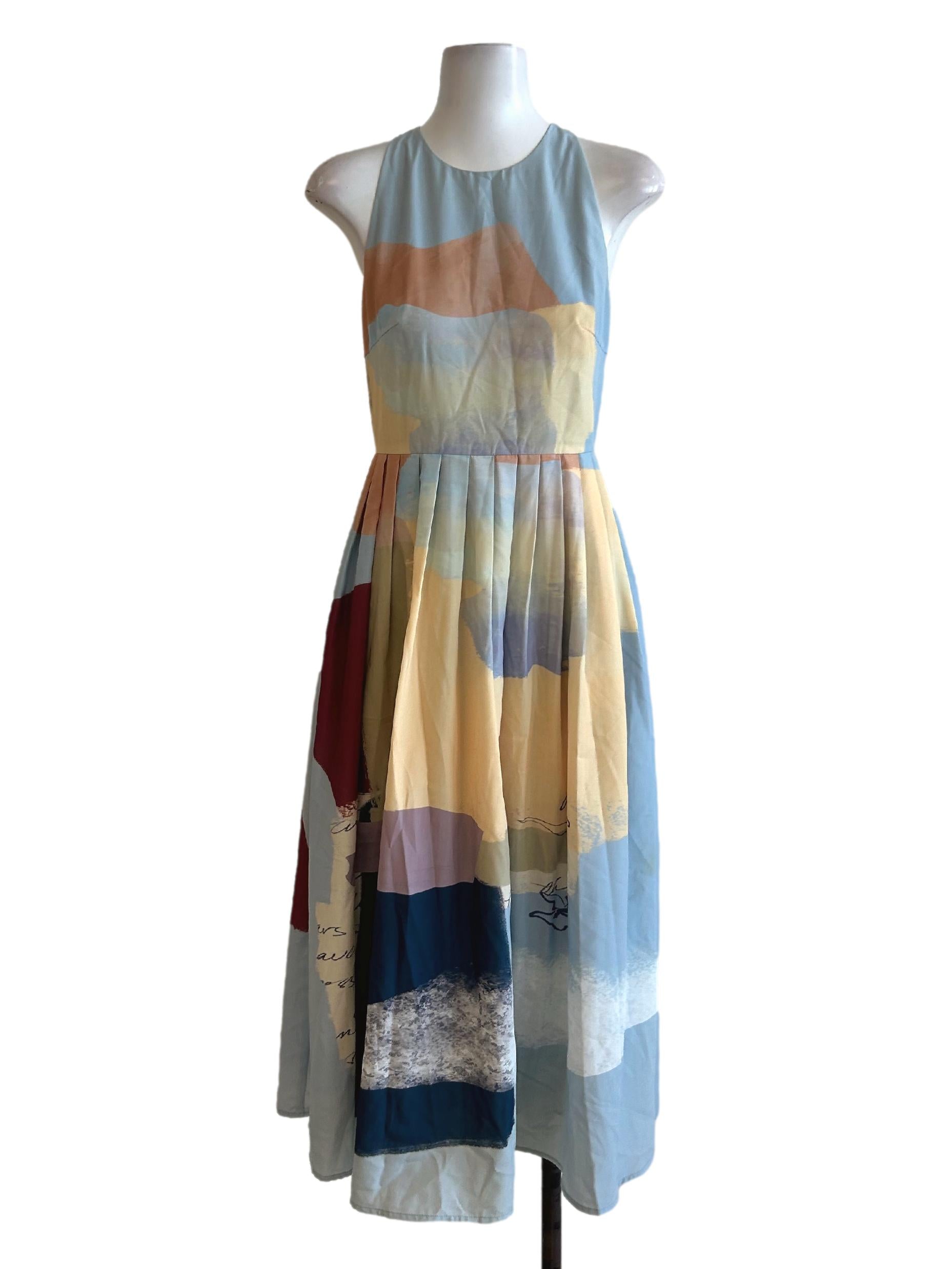Analogue Midi Pleat Dress OSN