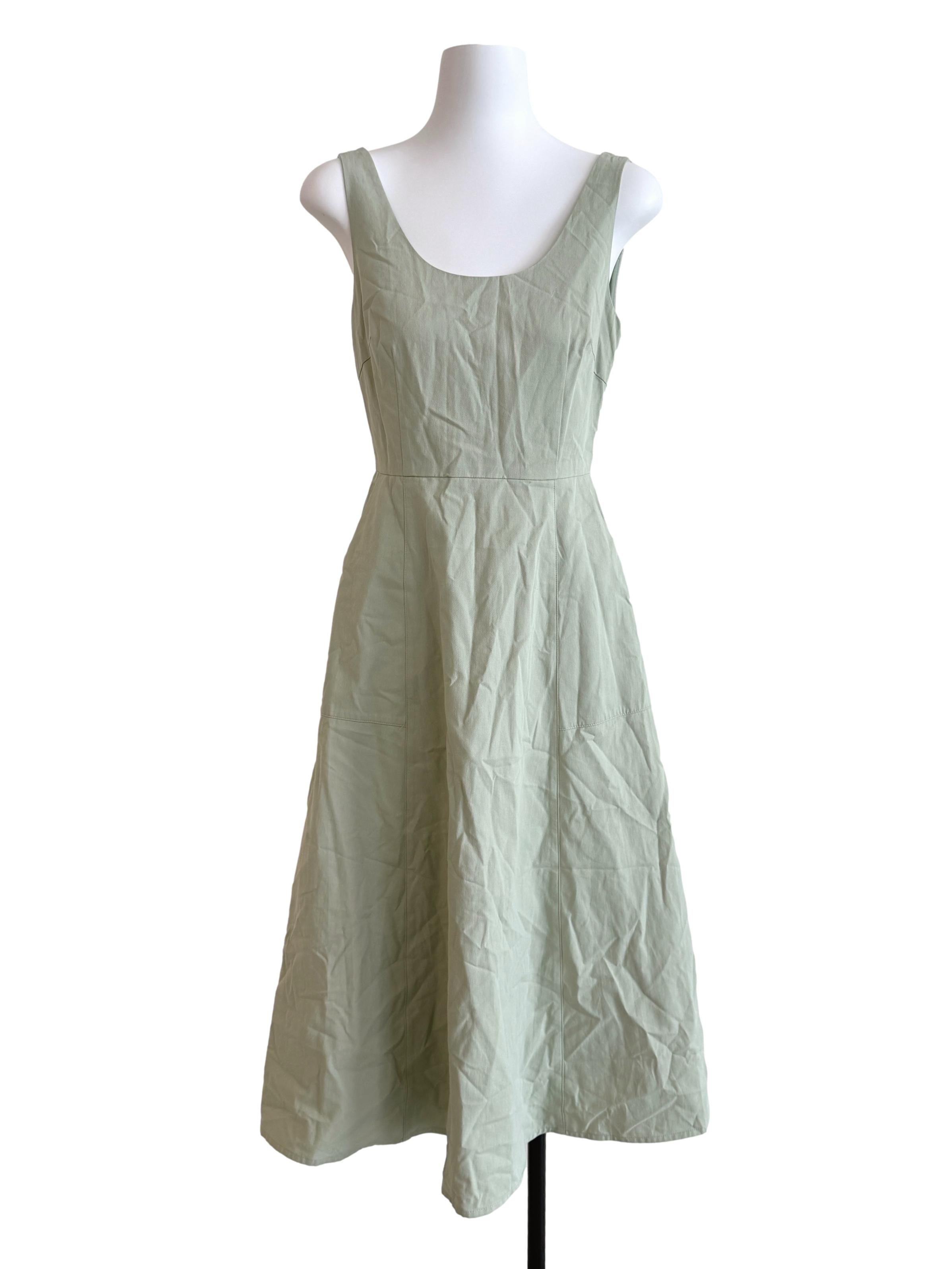 Scoop Neck Midi Dress OSN