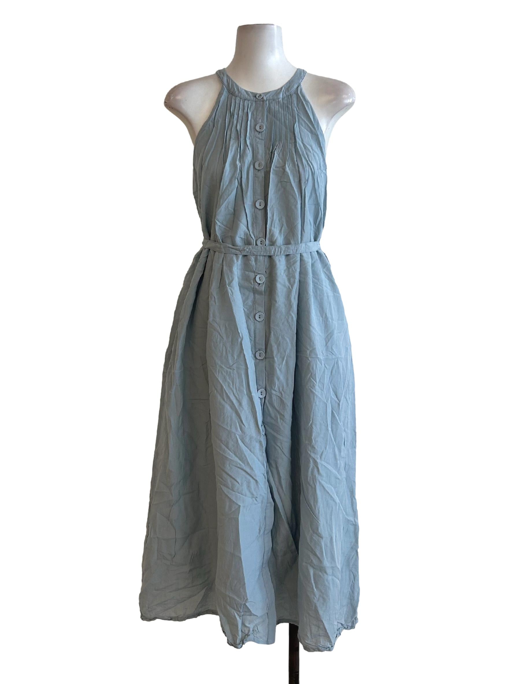 Lyocell Pintuck Halter Dress OSN