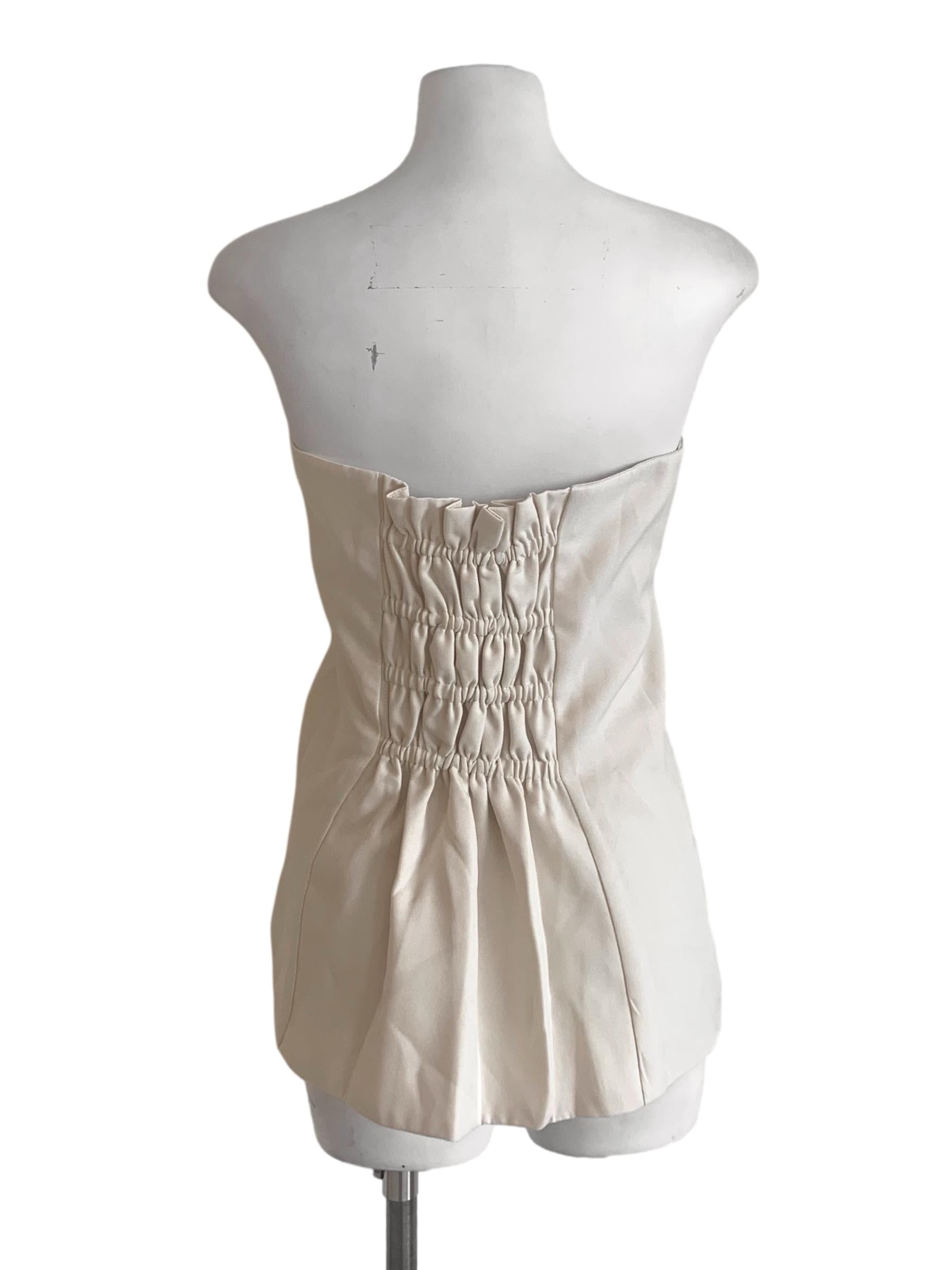 Coconut White Sleeveless Top