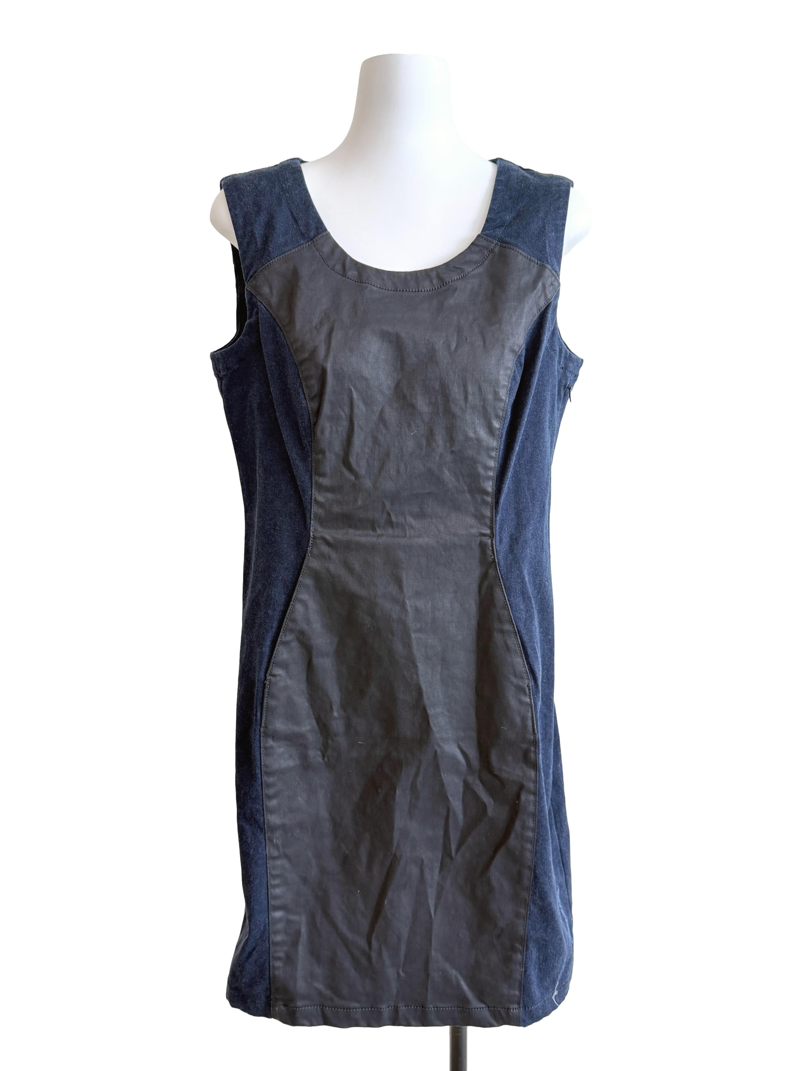 Denim Sleeveless Tunic Dress