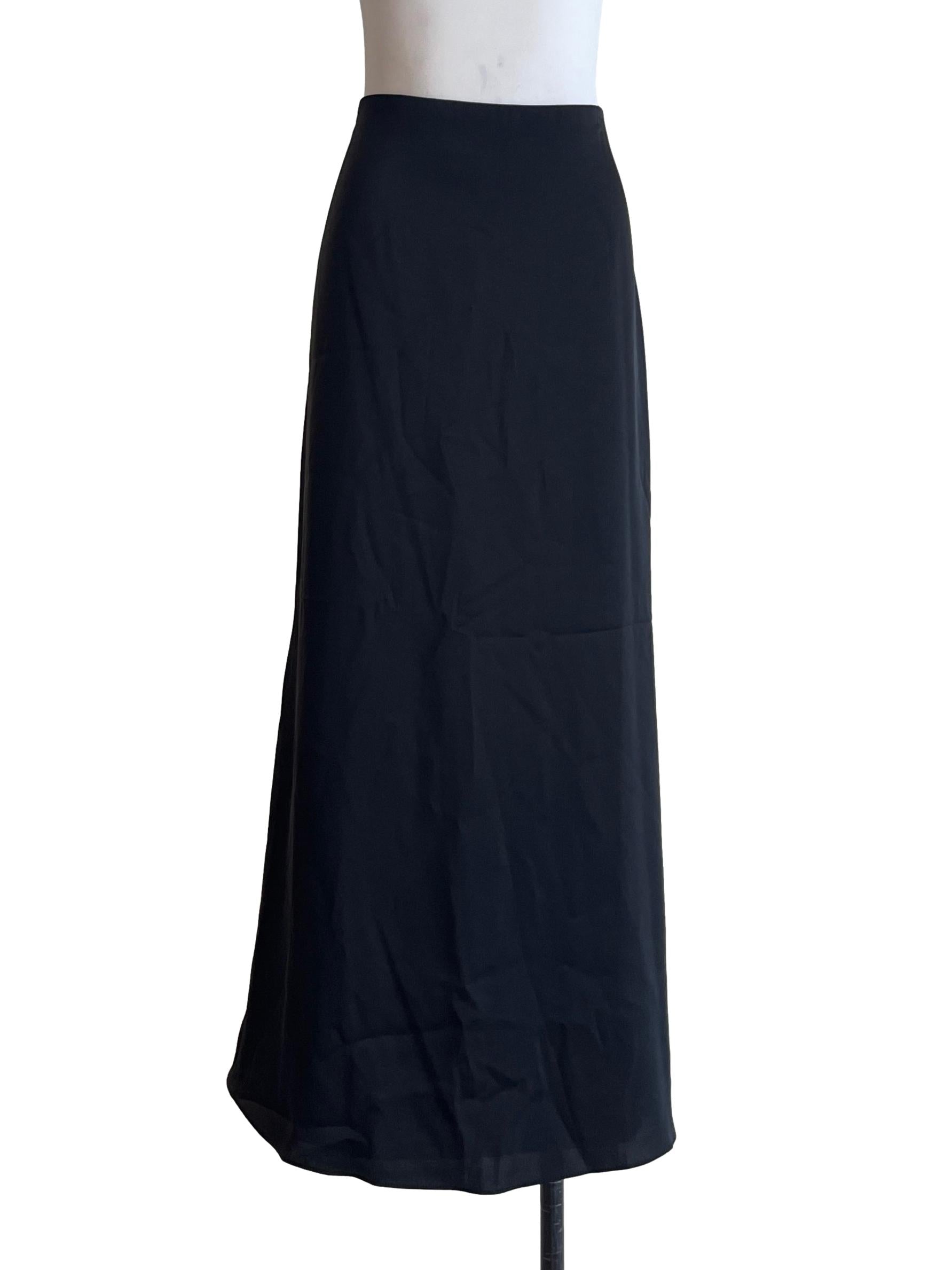 Onyx Black A-Line Skirt