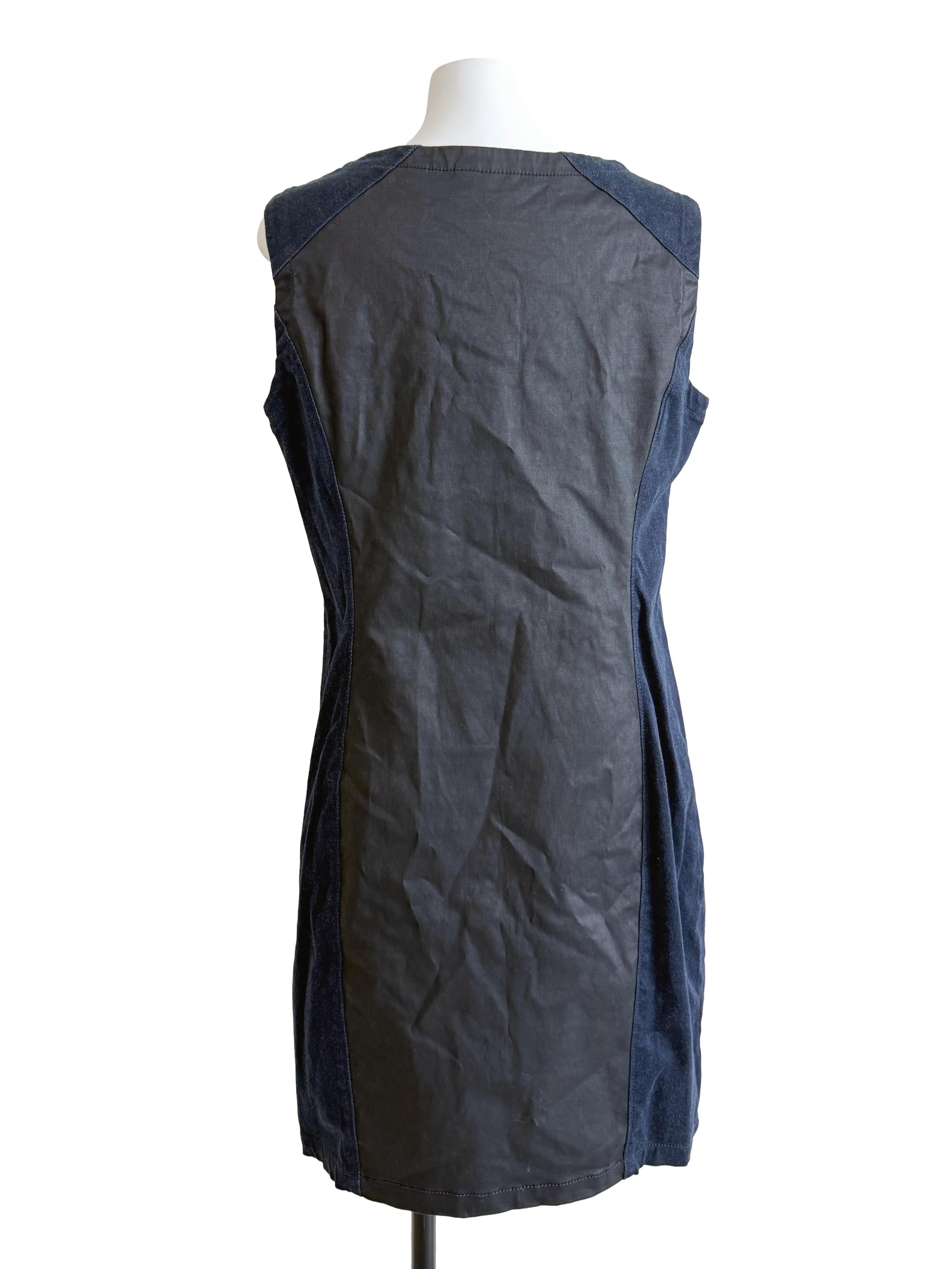 Denim Sleeveless Tunic Dress