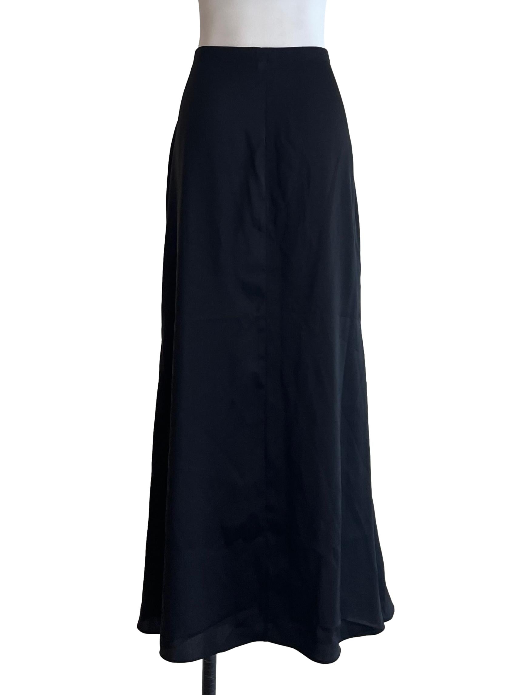 Onyx Black A-Line Skirt