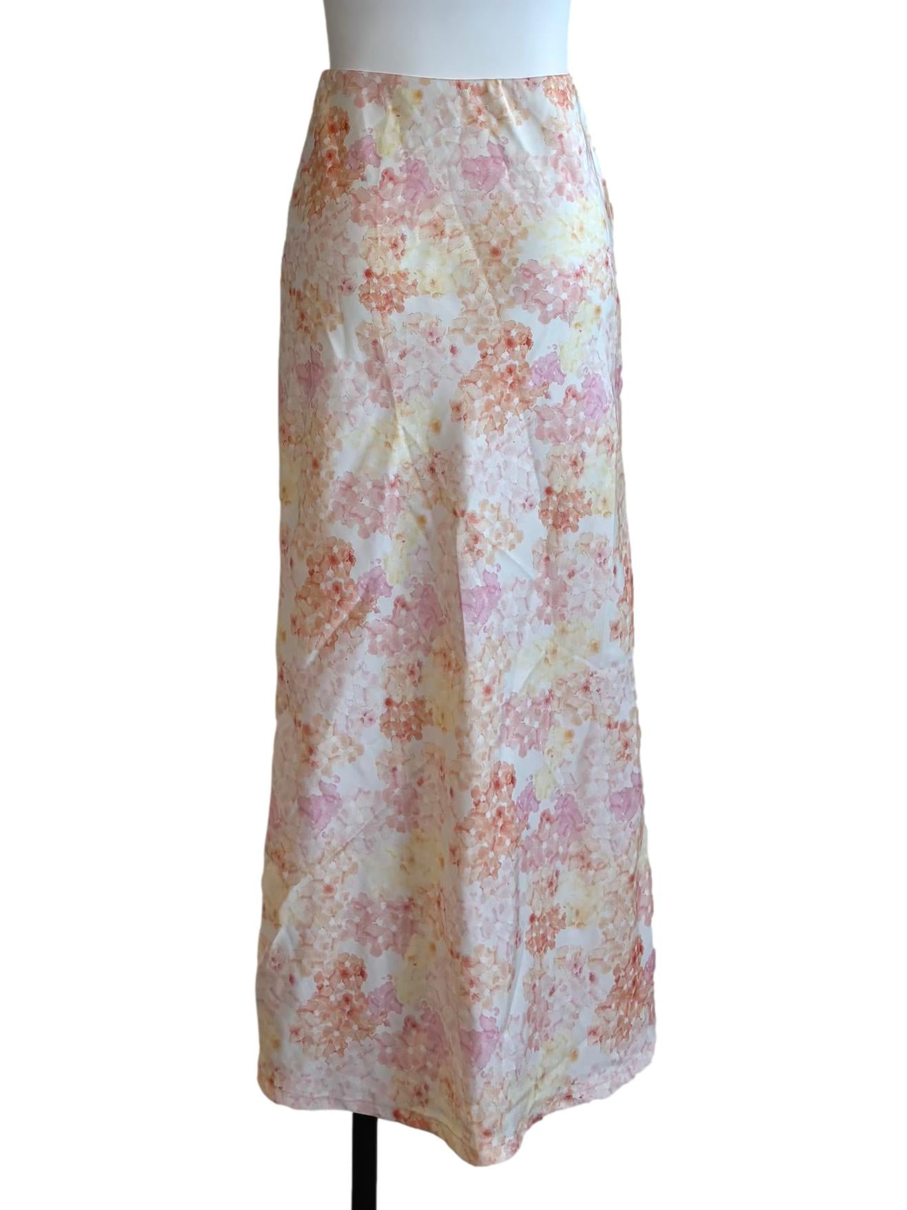 Olivia Slip Skirt In Pink Floral CSN