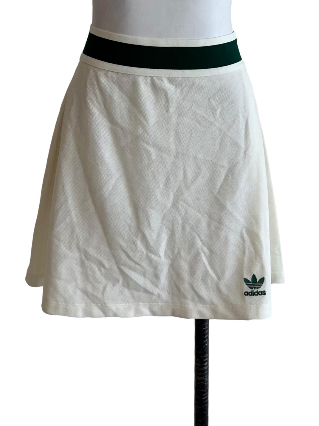 White High-Waisted Mini Skirt