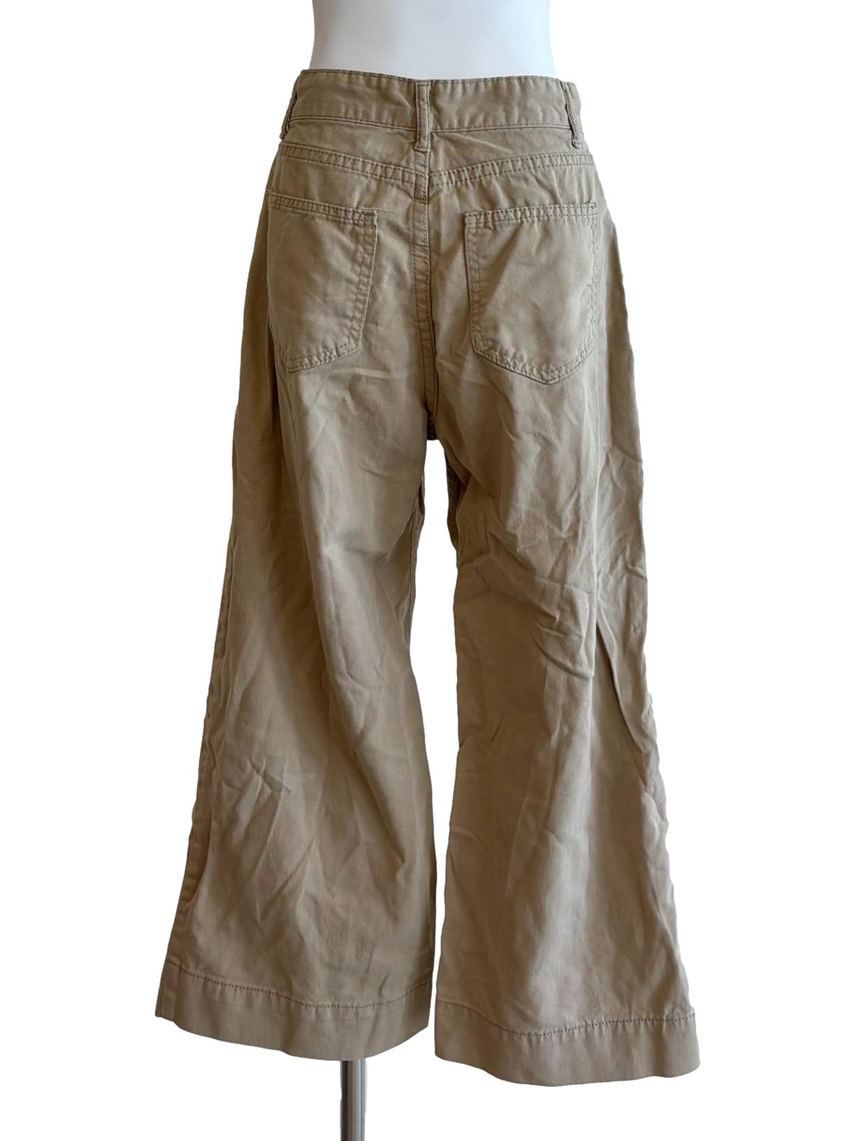 Hampton Beige Wide Leg Pants