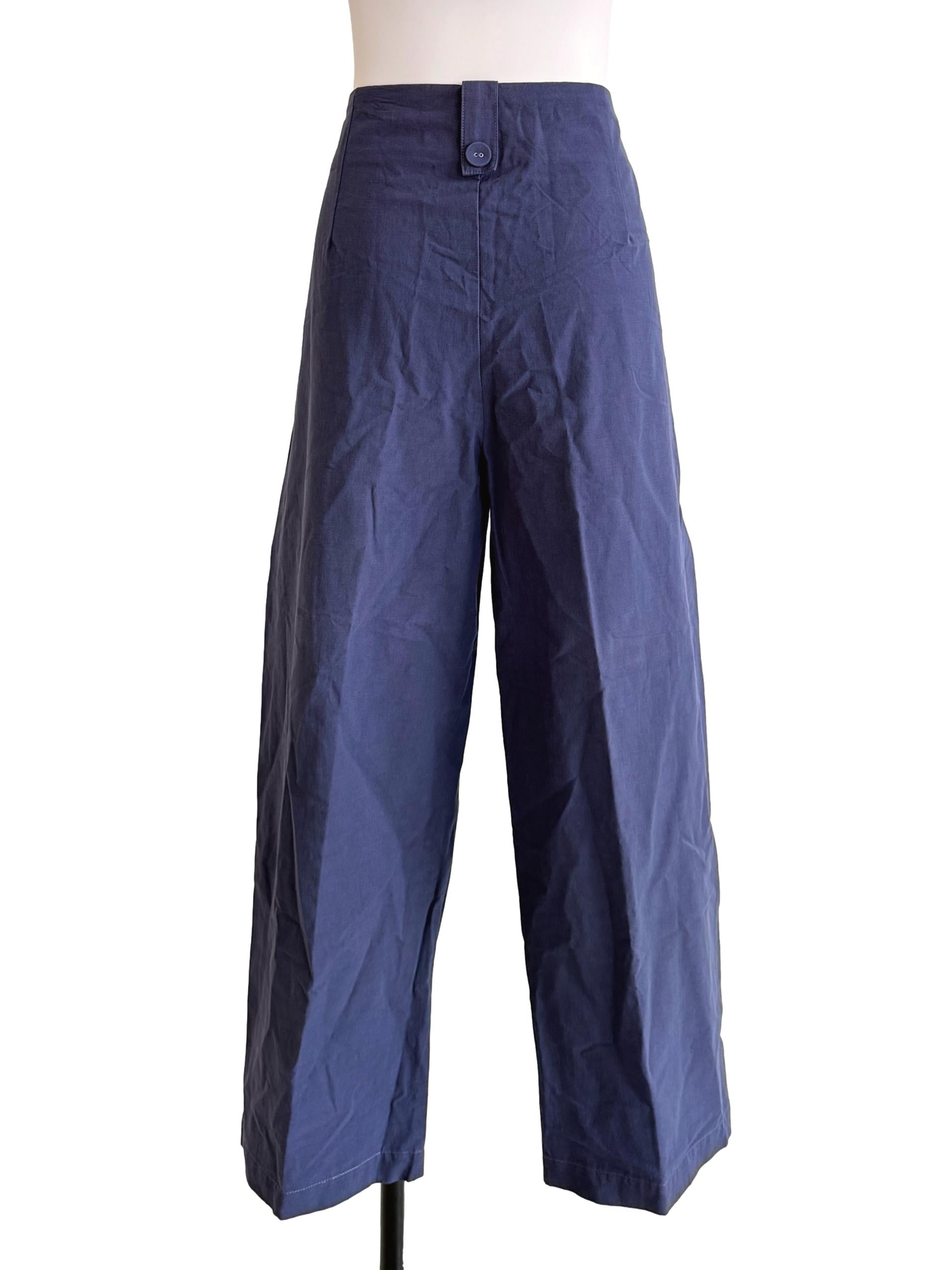 Admiral Button Detail Pedal Pants