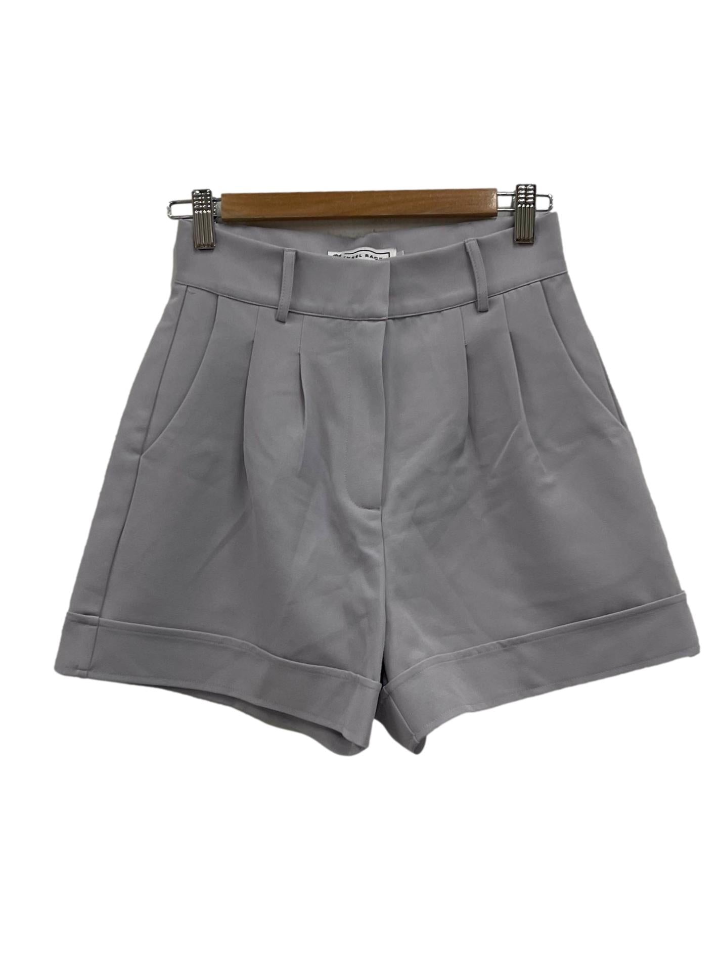 Lilac Pleated Shorts