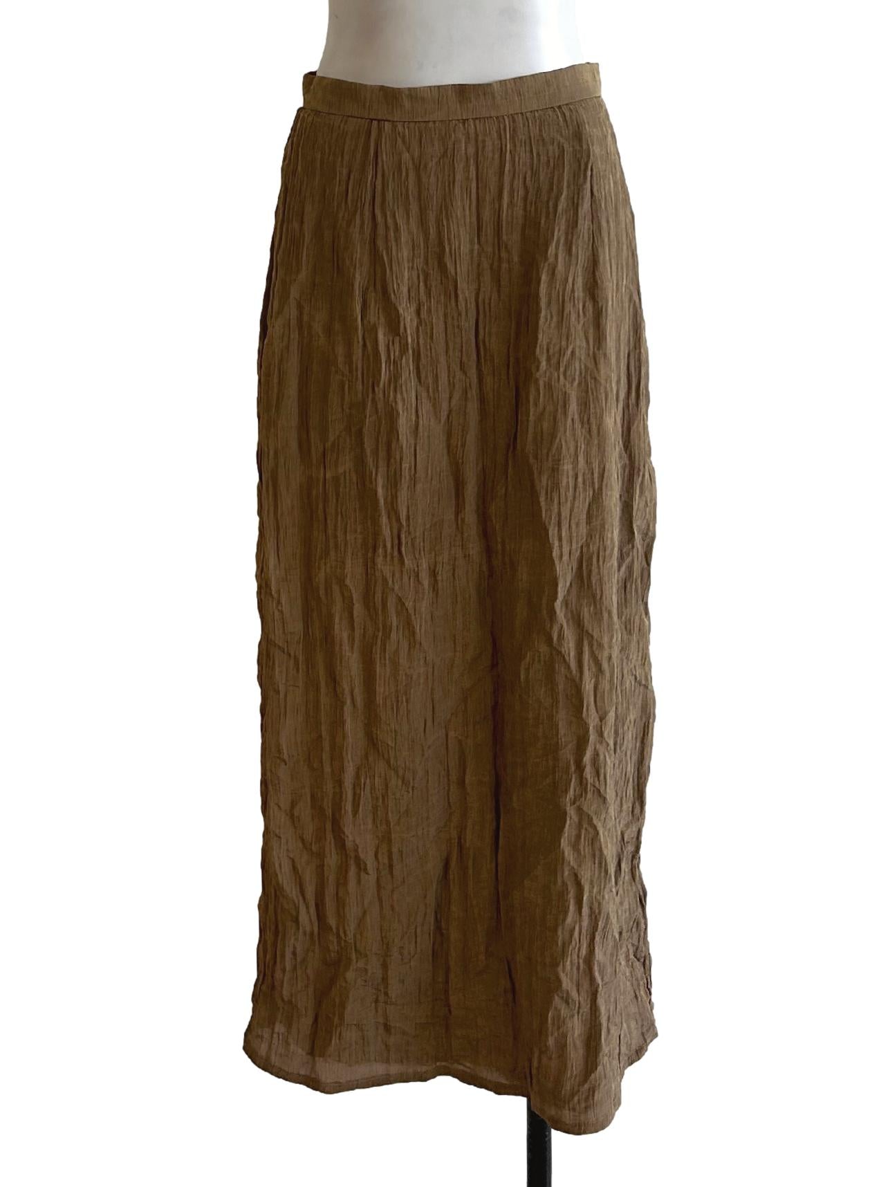 Crinkled Midi Skirt OSN