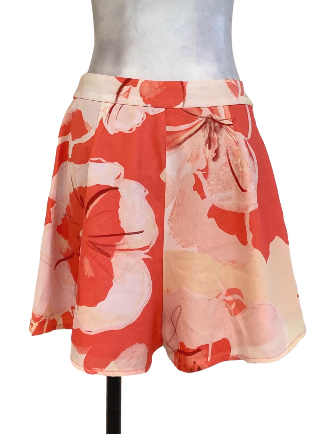 Love Bonito Pink Floral Shorts | REFASH