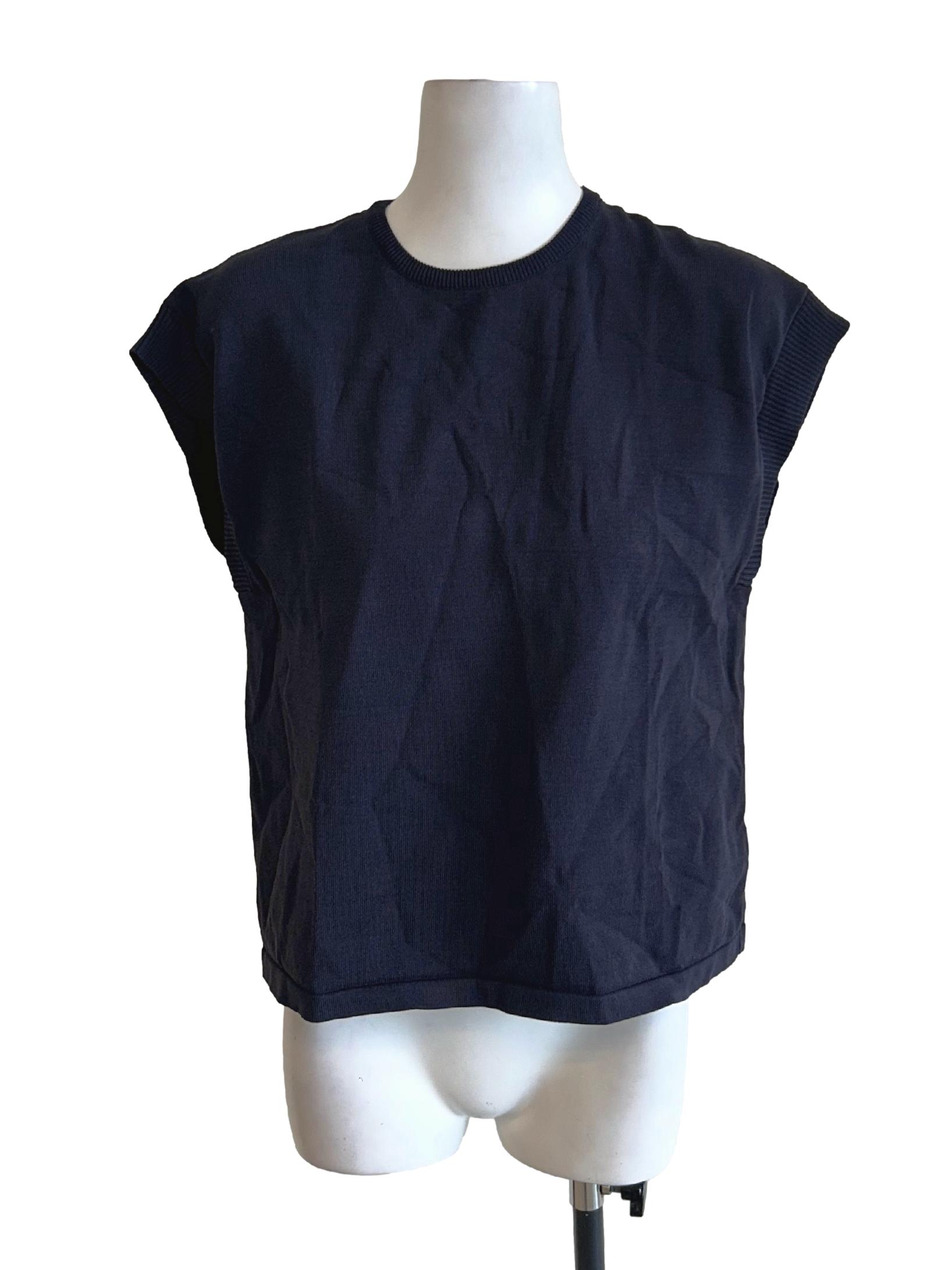 Dark Blue Knit Top OSN