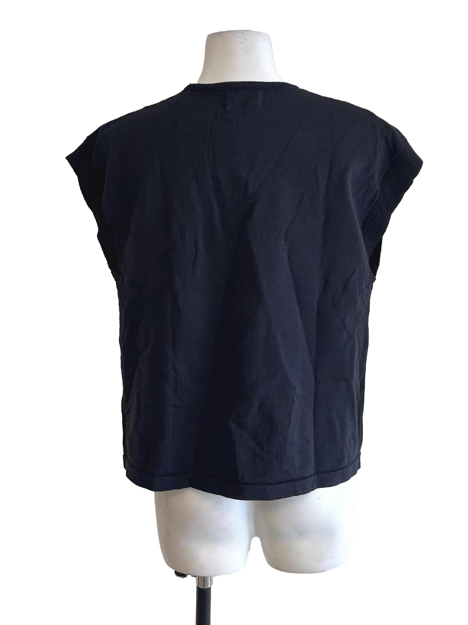 Dark Blue Knit Top OSN