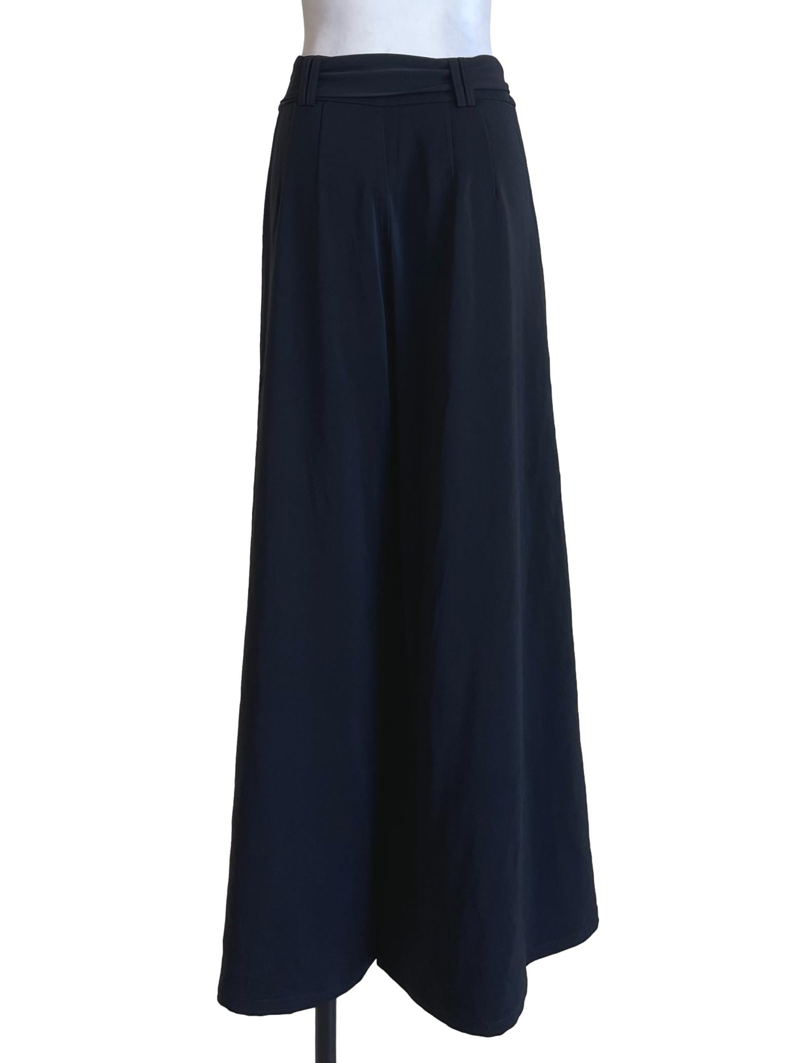 Navy Blue Pants With Belt LB