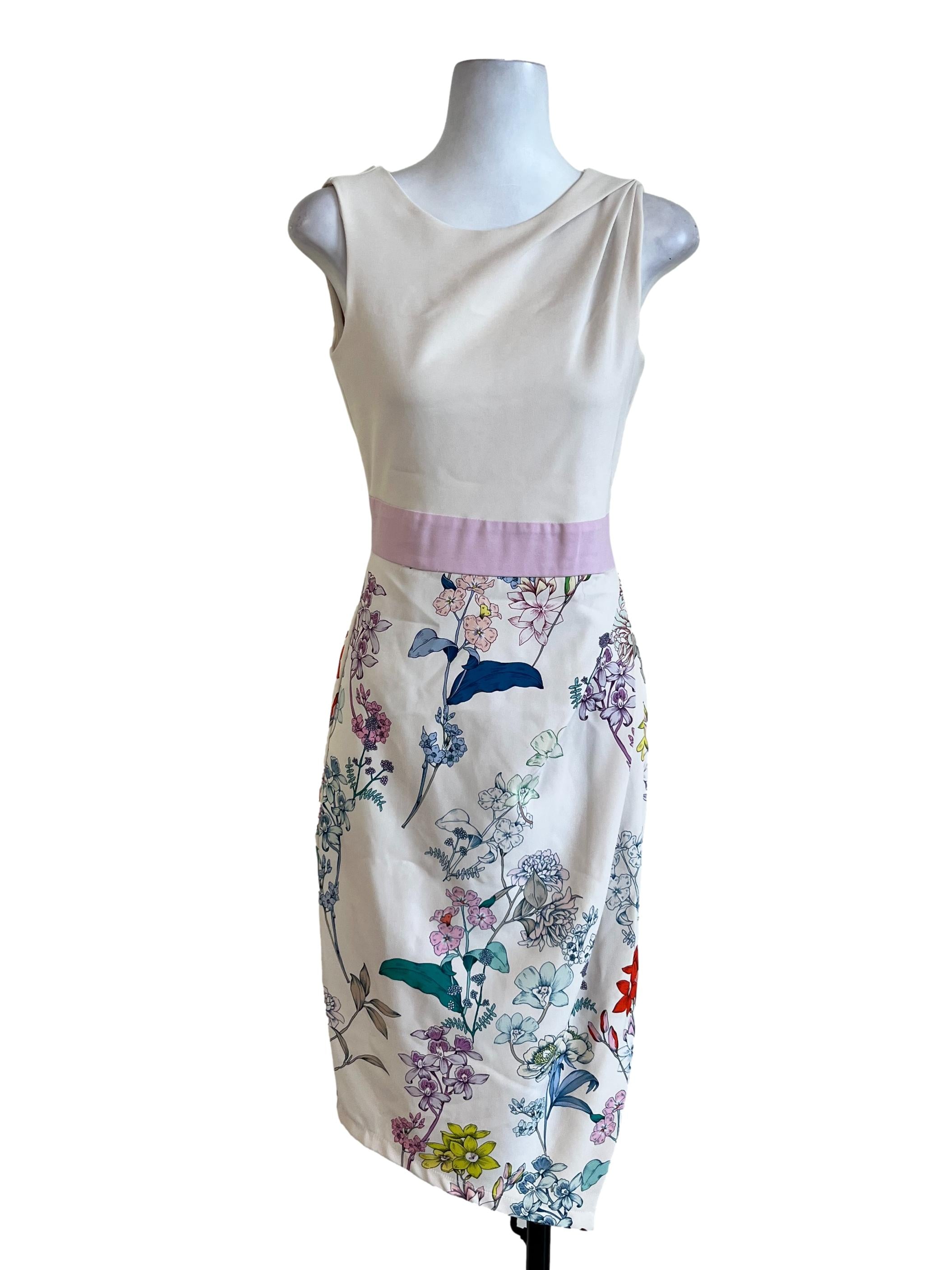 Pink Floral Pattern Dress