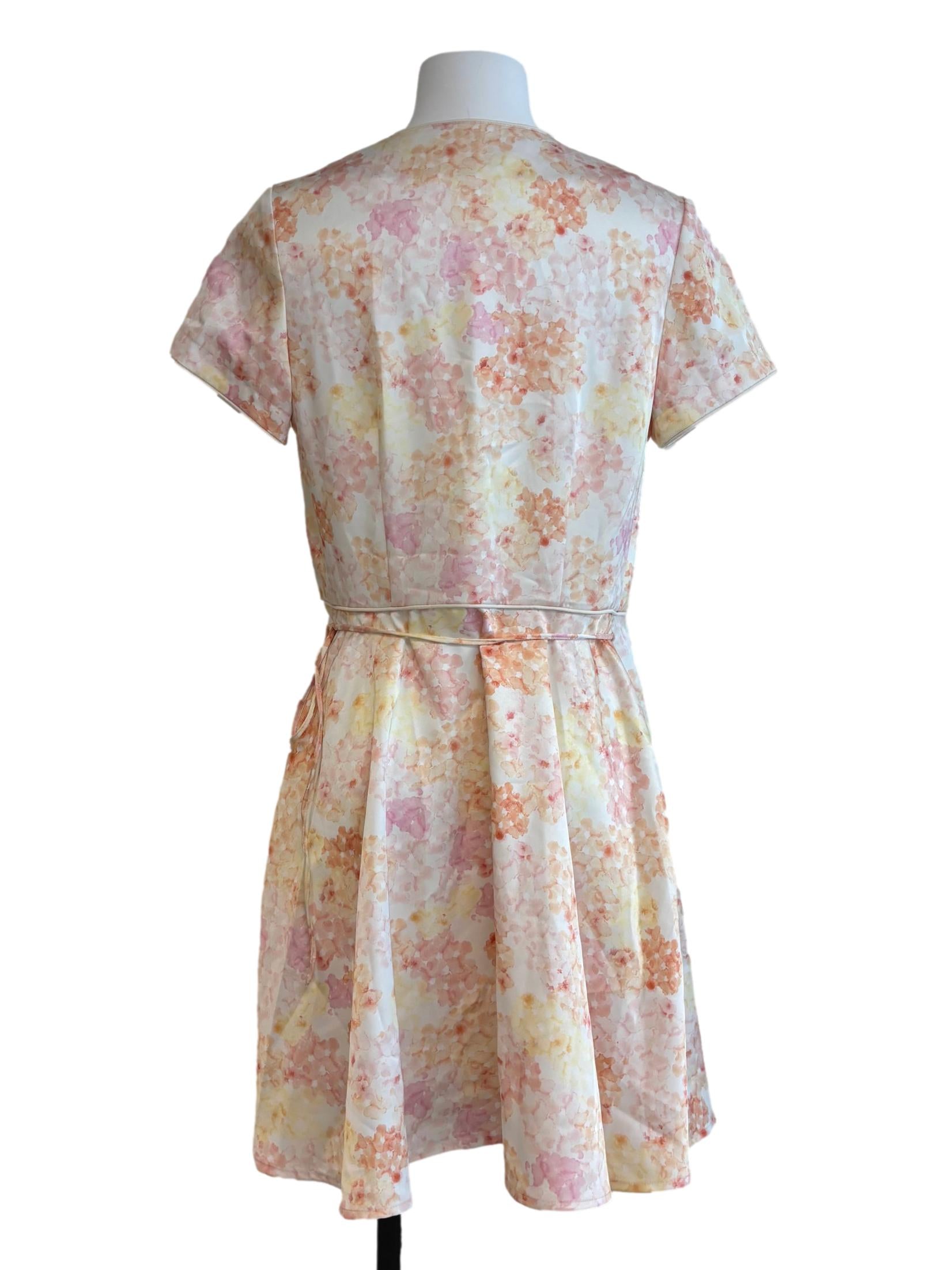 Eloise Wrap Dress In Blossom CSN
