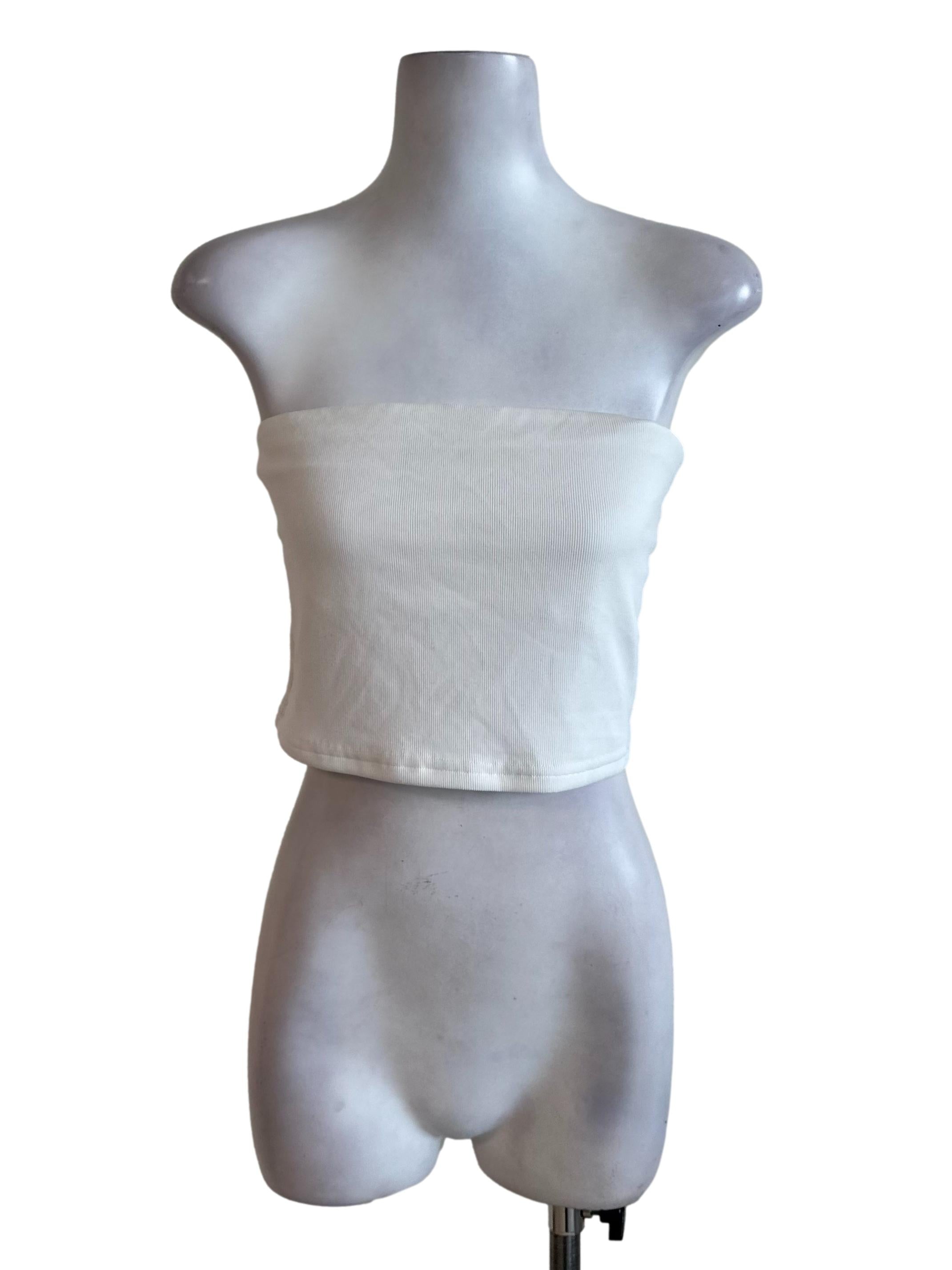 Salt White Tube Top