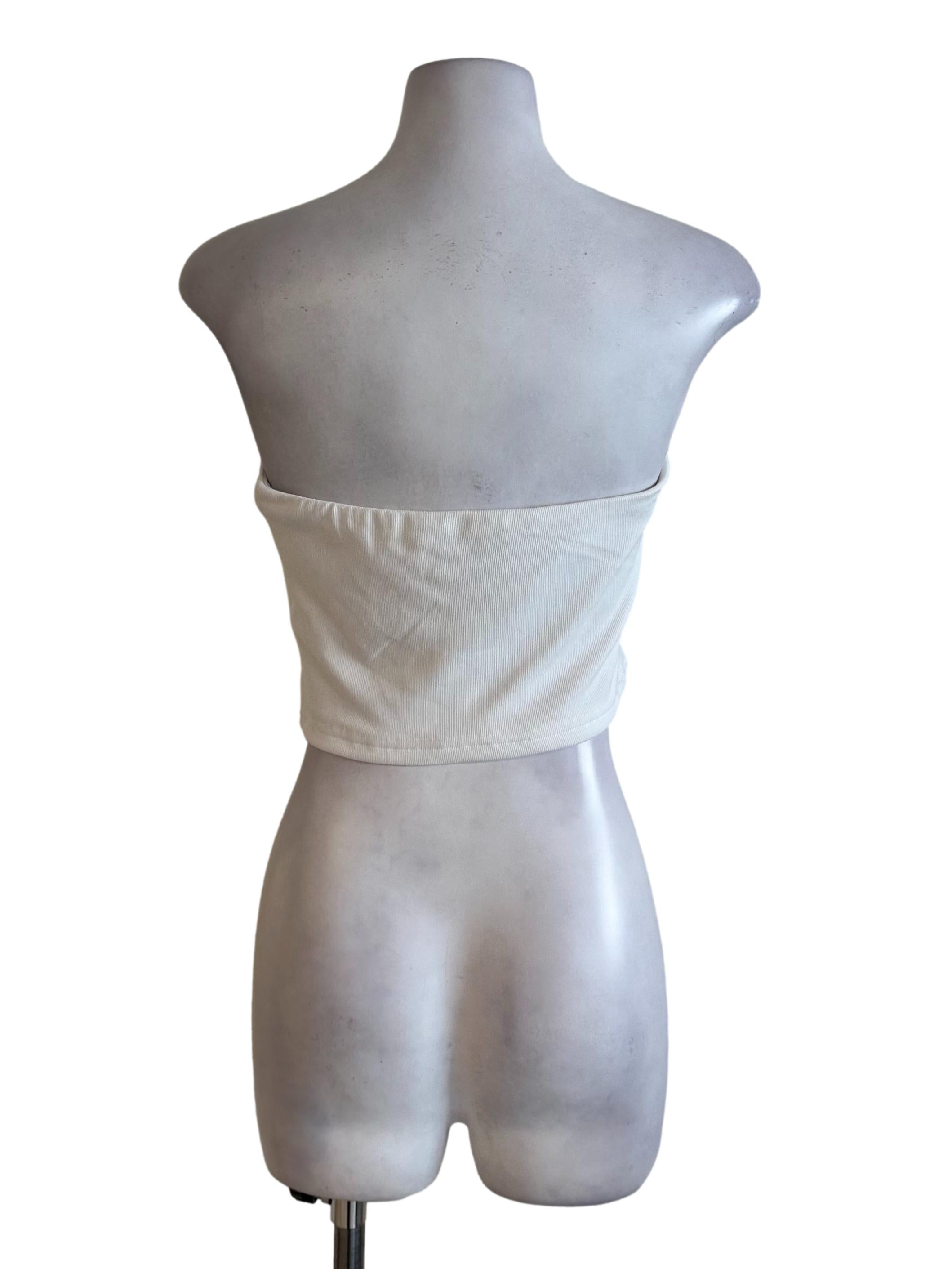 Salt White Tube Top