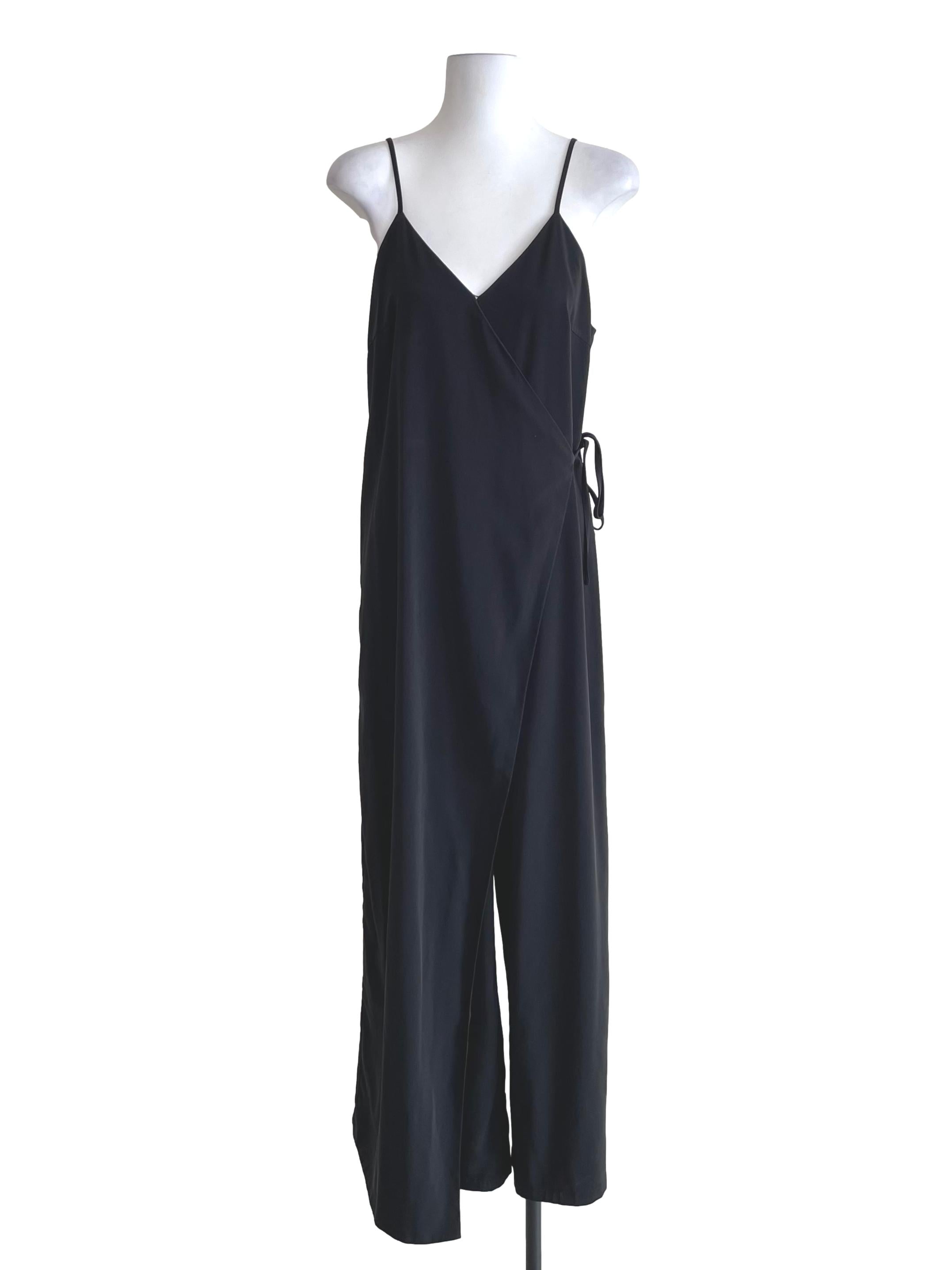 Black Wrap Cami Jumpsuit LB
