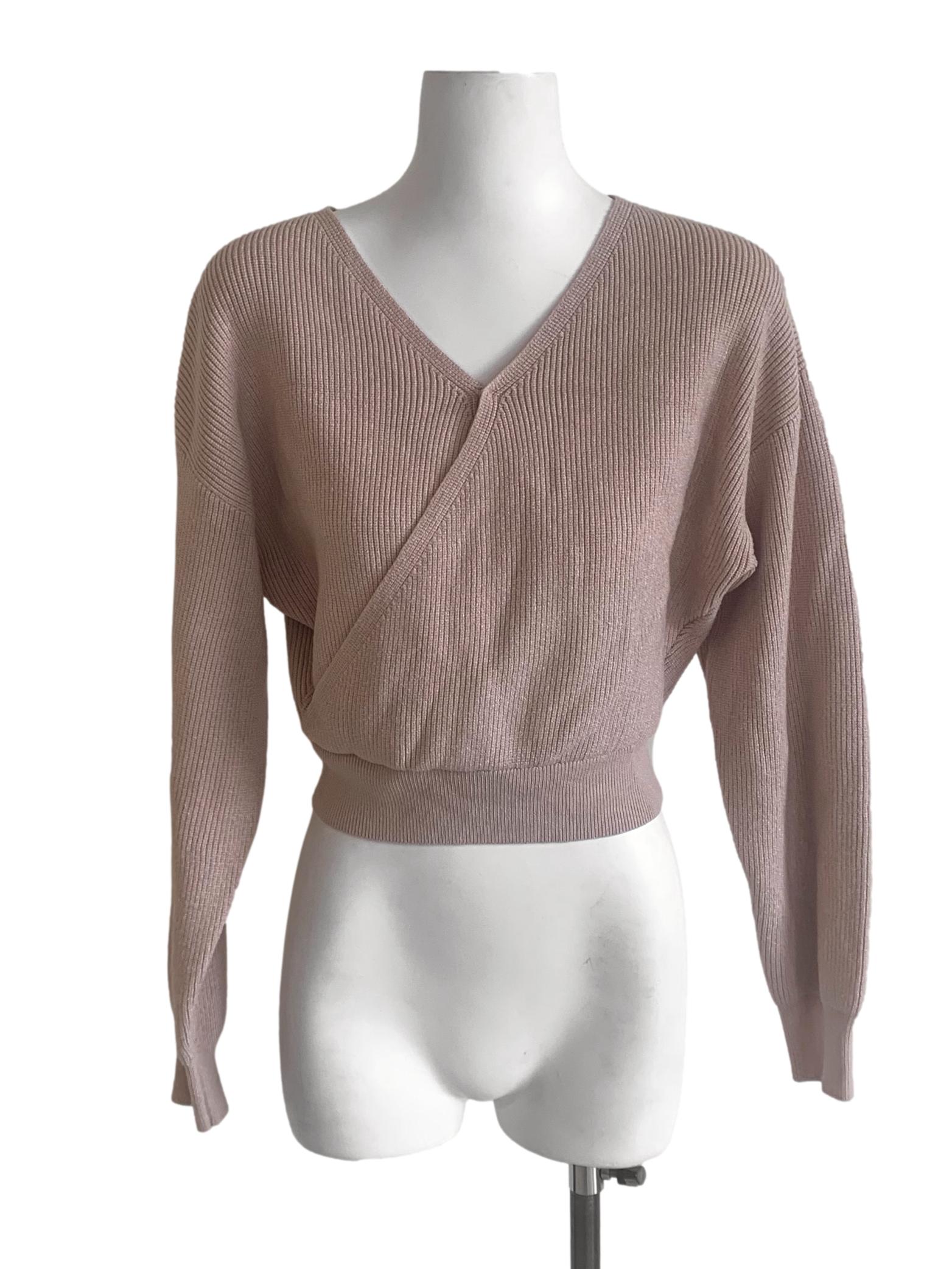 Latte Beige Bishop Sleeves Top