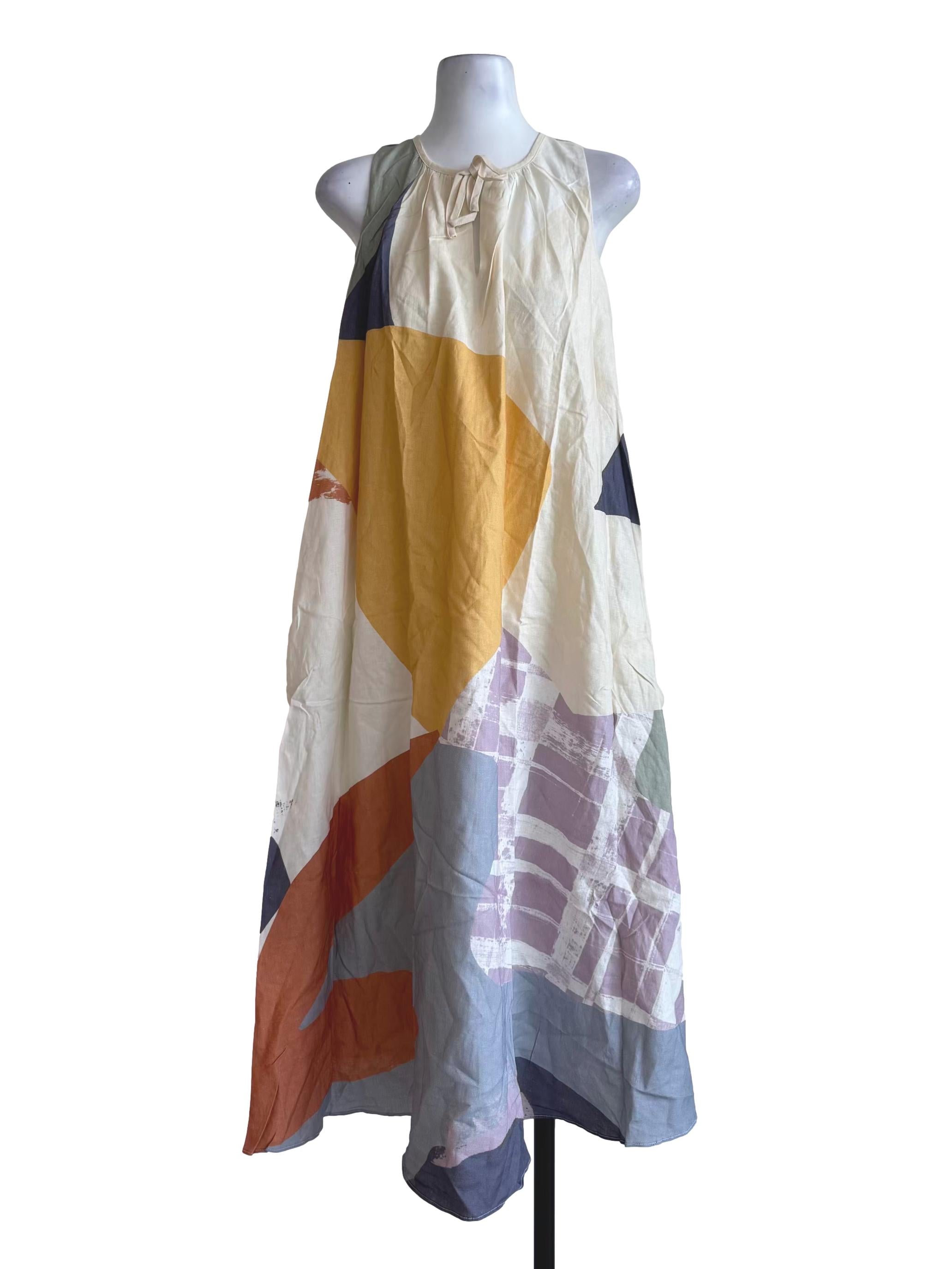 Al Fresco Linen Tent Dress OSN