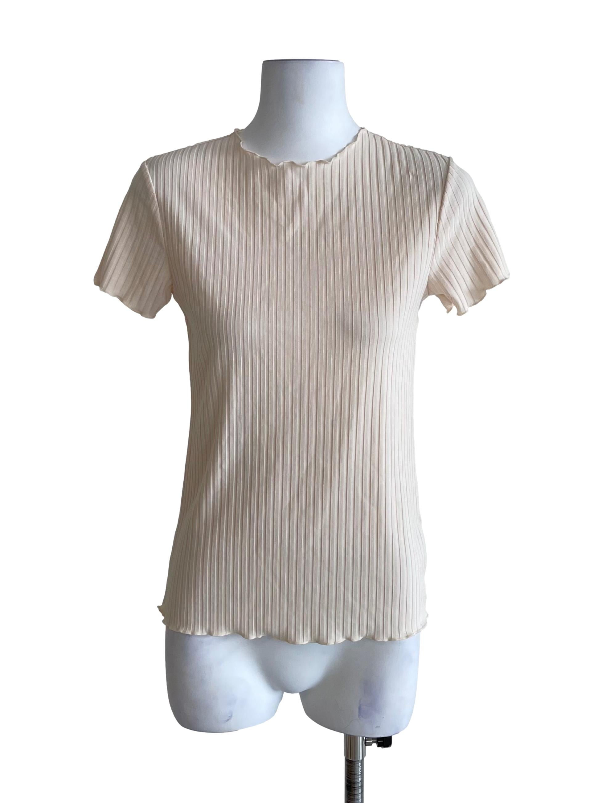 Ribbed Knit Tee OSN