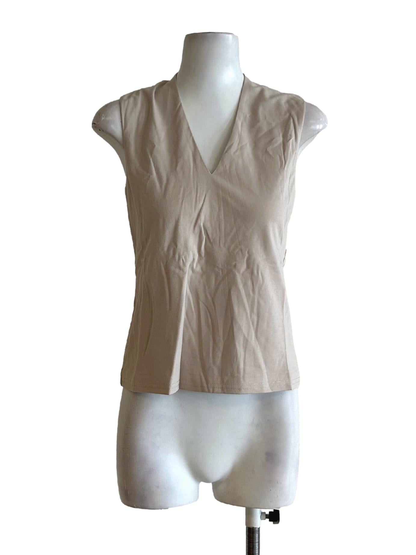 Light Grey Sleeveless Top OSN