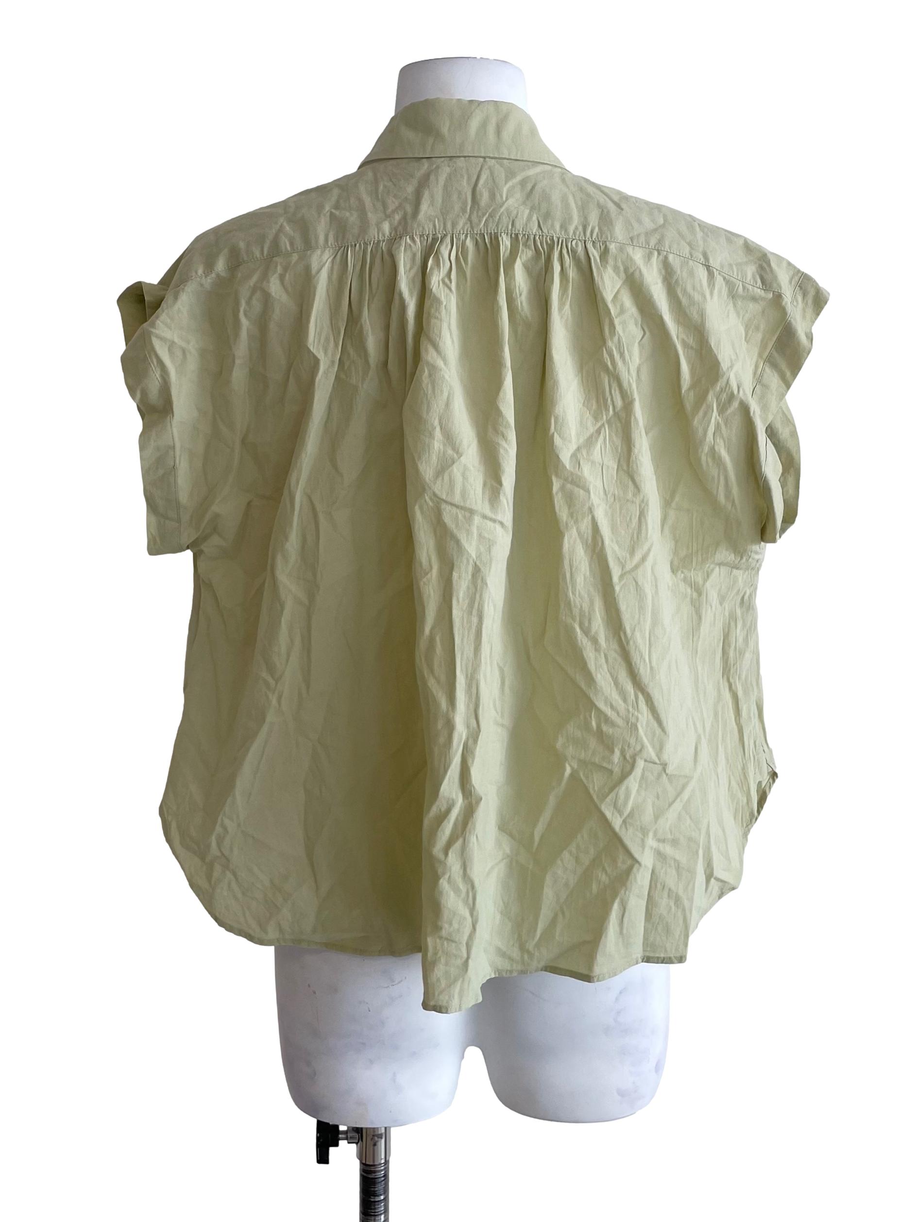 Cotton Gathered Blouse OSN
