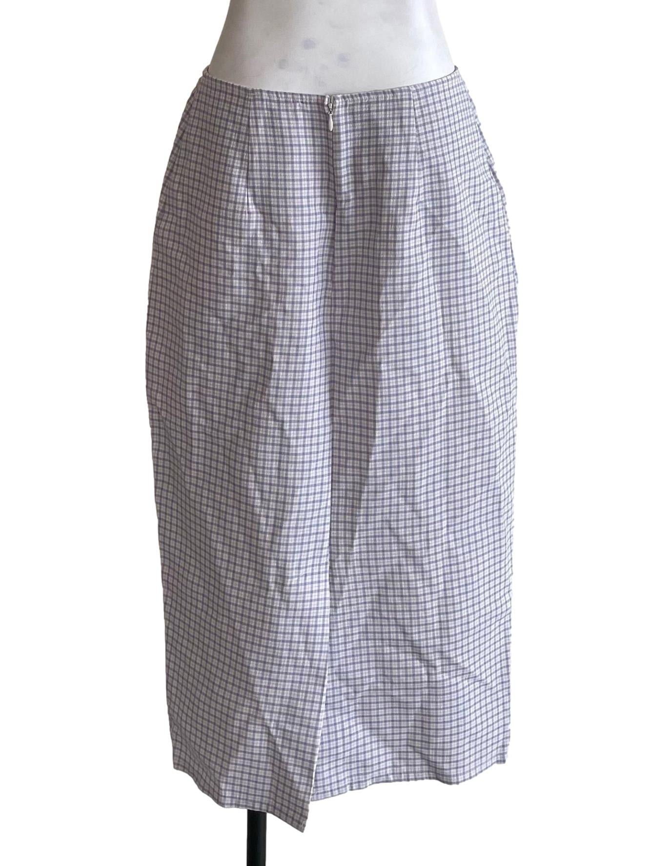 Gingham Pencil Skirt OSN