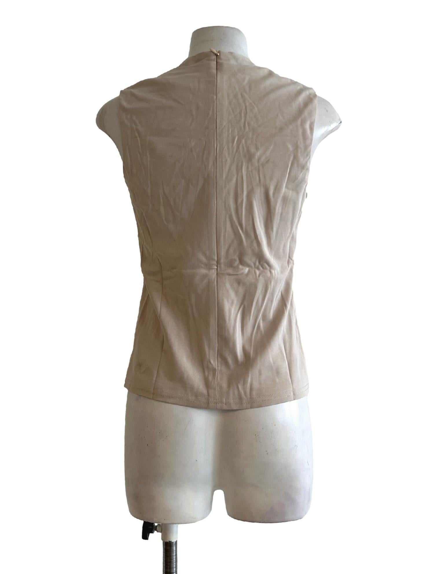 Light Grey Sleeveless Top OSN