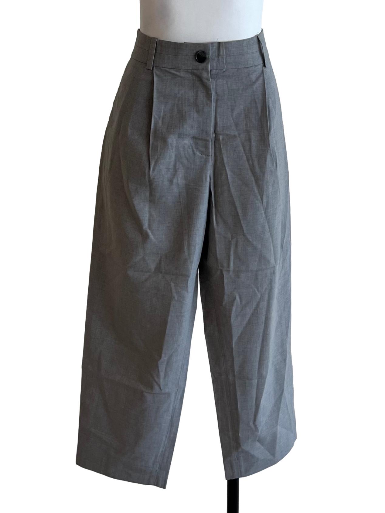 Cloud Grey Plain Formal Pants