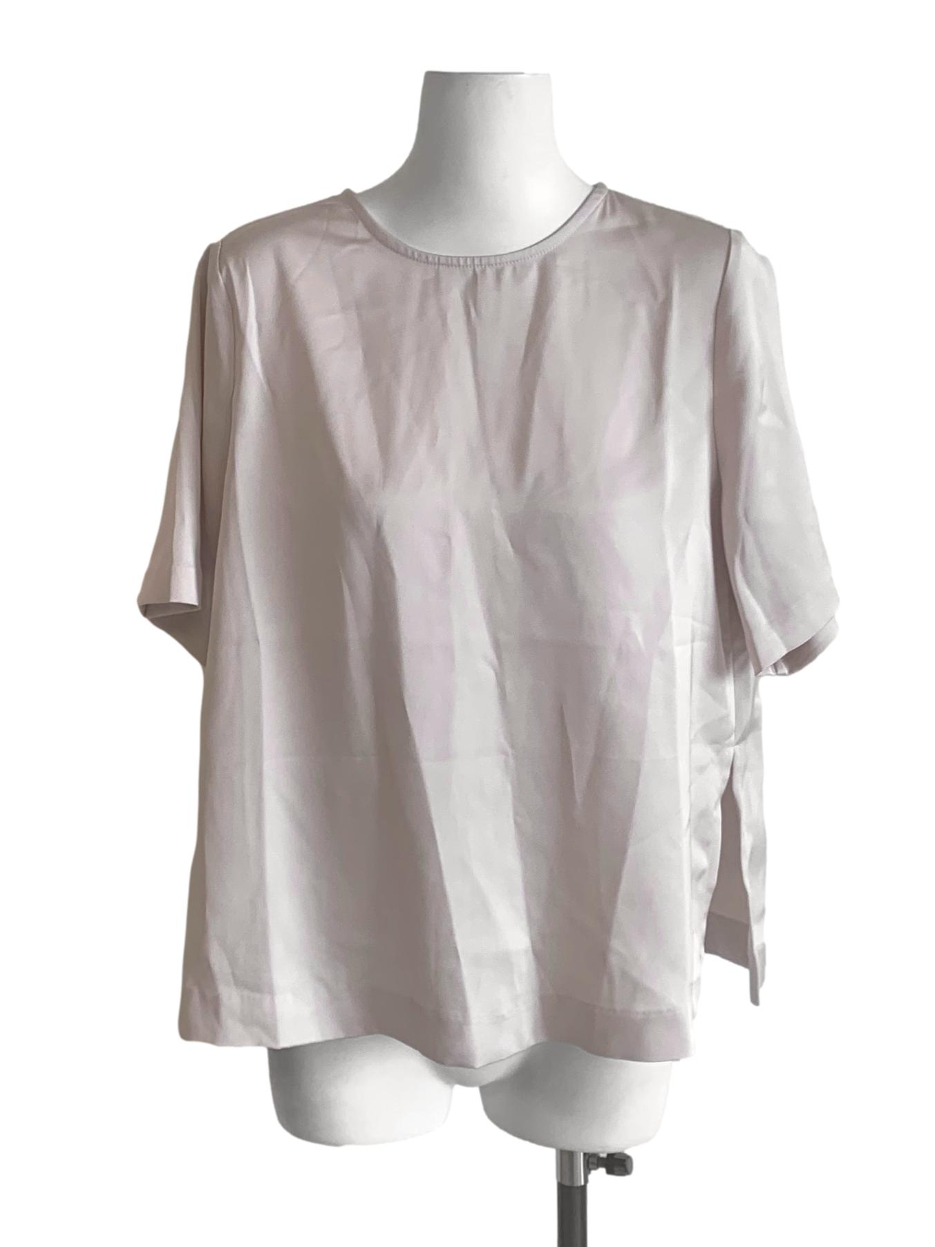Linen Beige Round Neck Top LB