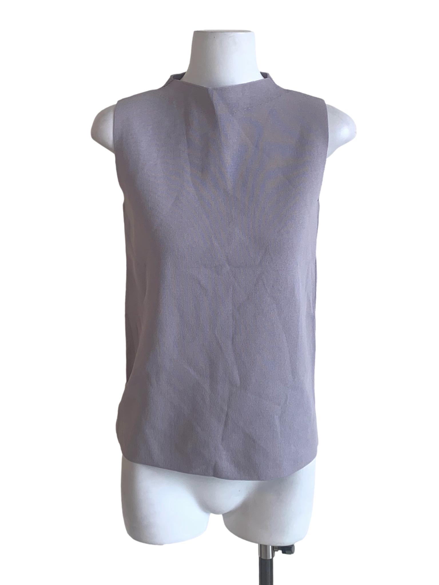 Iris Purple High Neck Top LB
